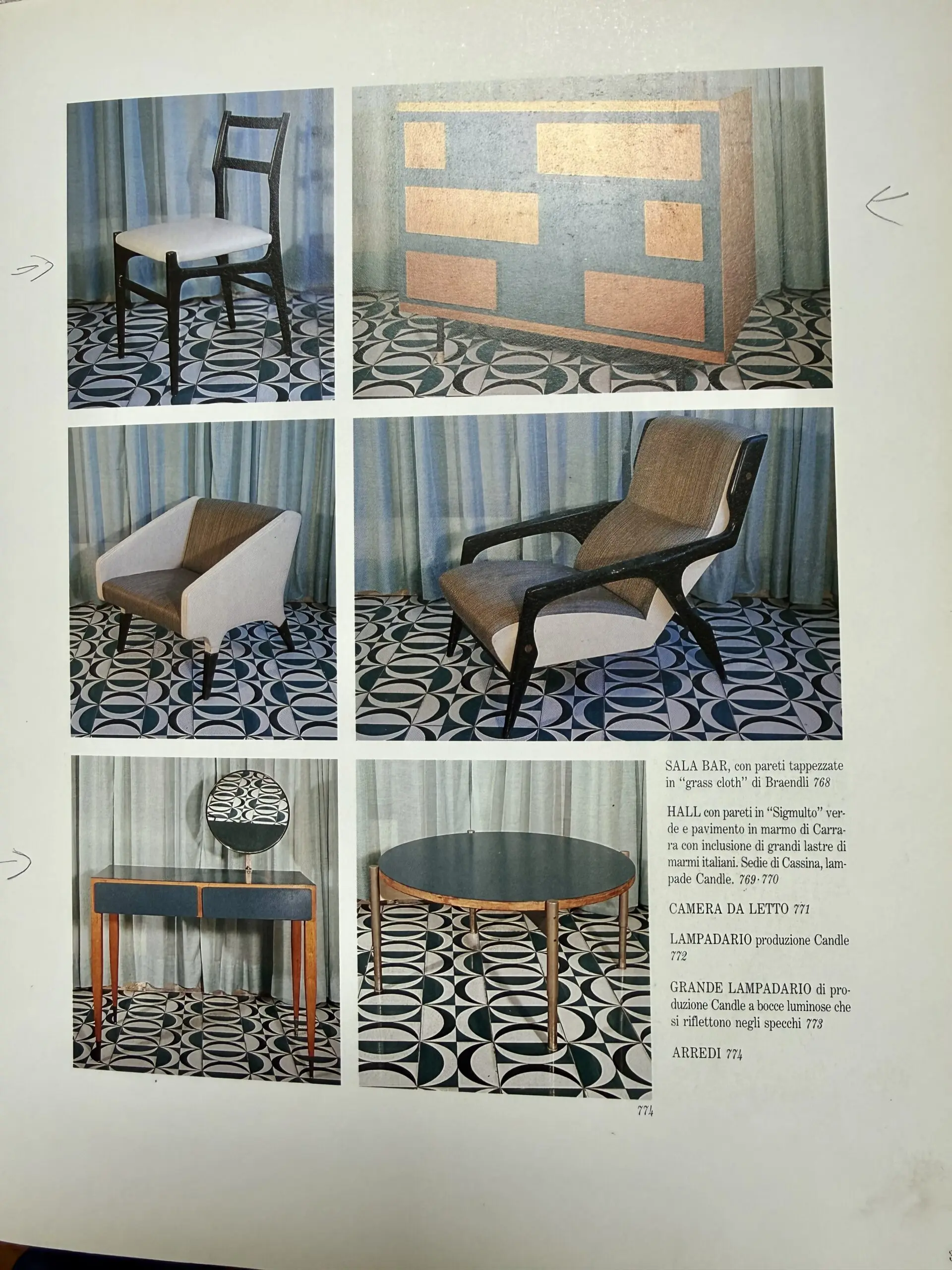 GIO PONTI vanity desk from Hotel Parco dei Principi, Rome 1964 — photo 15
