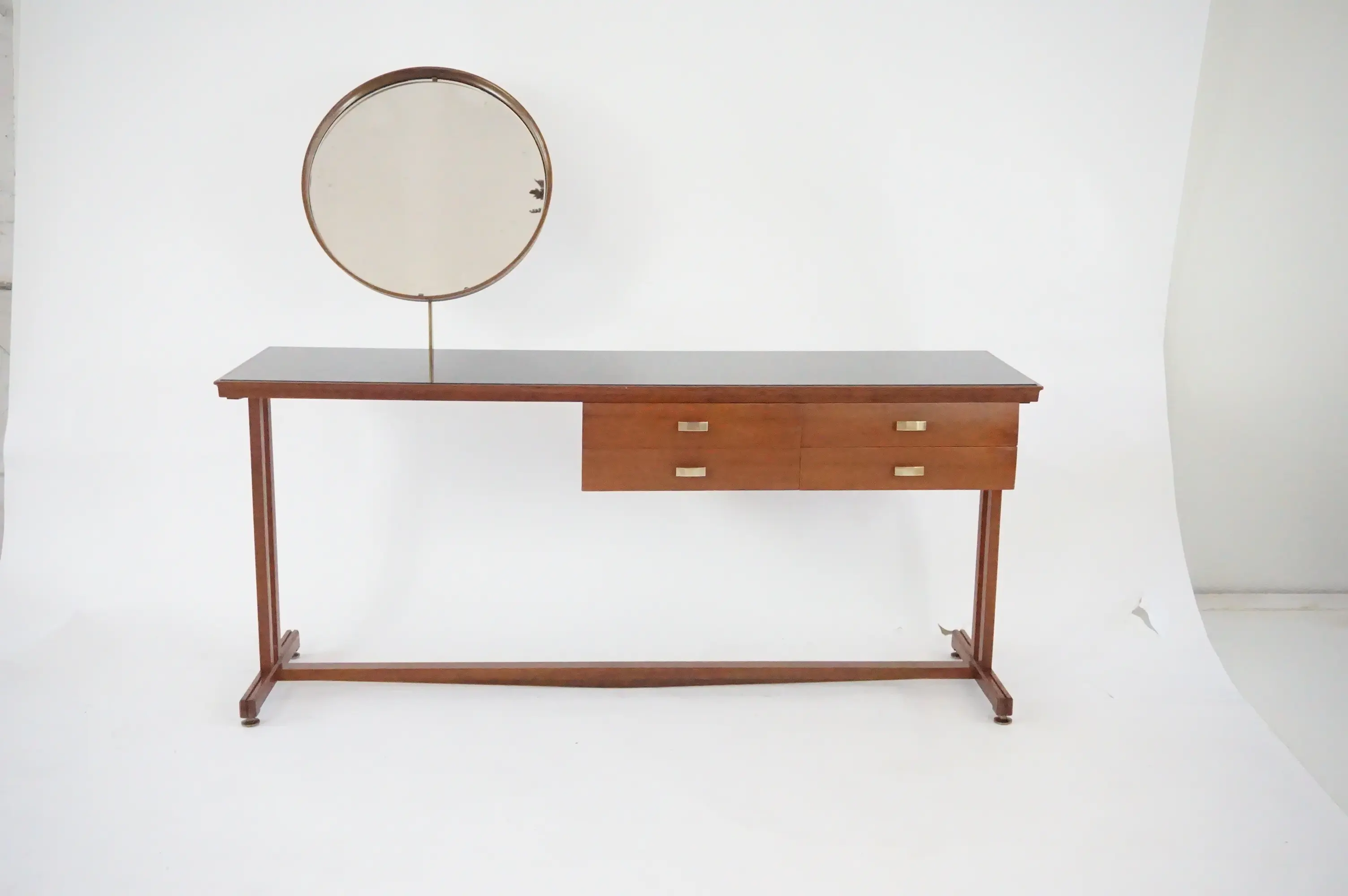 Silvio Cavatorta large consolle -dressing table, with a large mirror, 1950 — photo 32