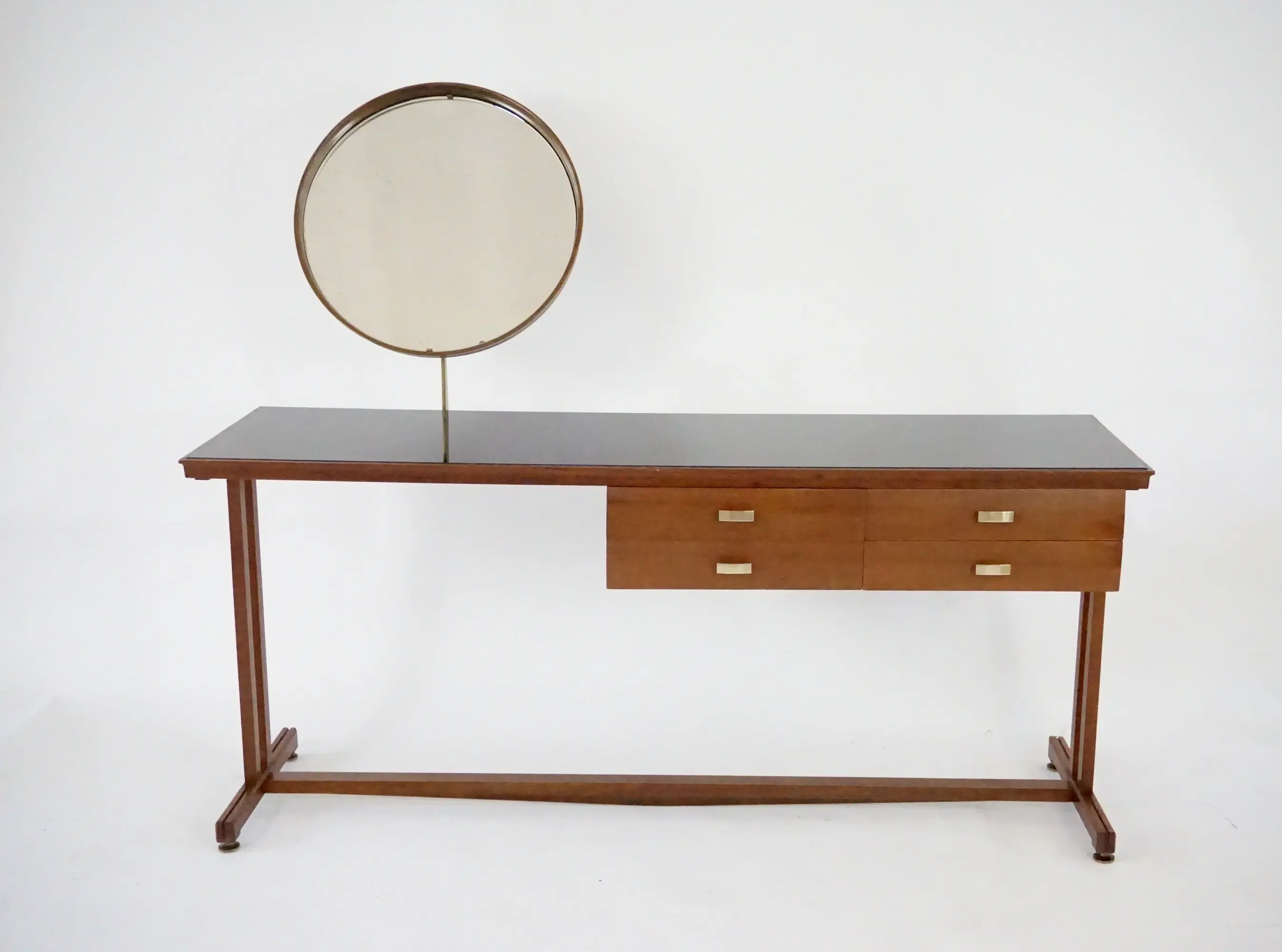 pair of Silvio Cavatorta large consolle tables, dressing tables, 1950 — photo 31