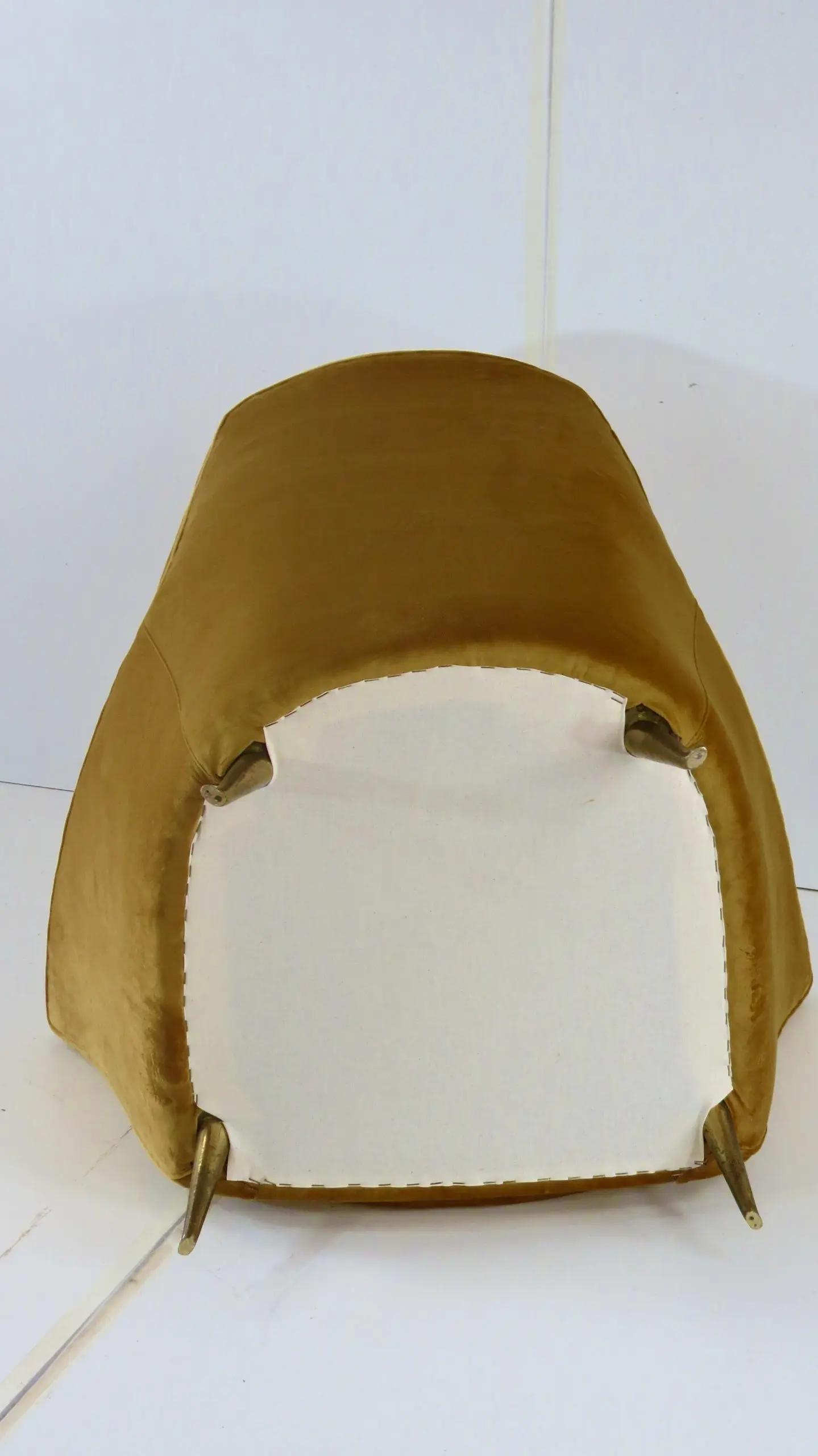 Pair of Rare Gold Ico & Luisa Parisi Armchairs by Isa, 1952 — photo 21