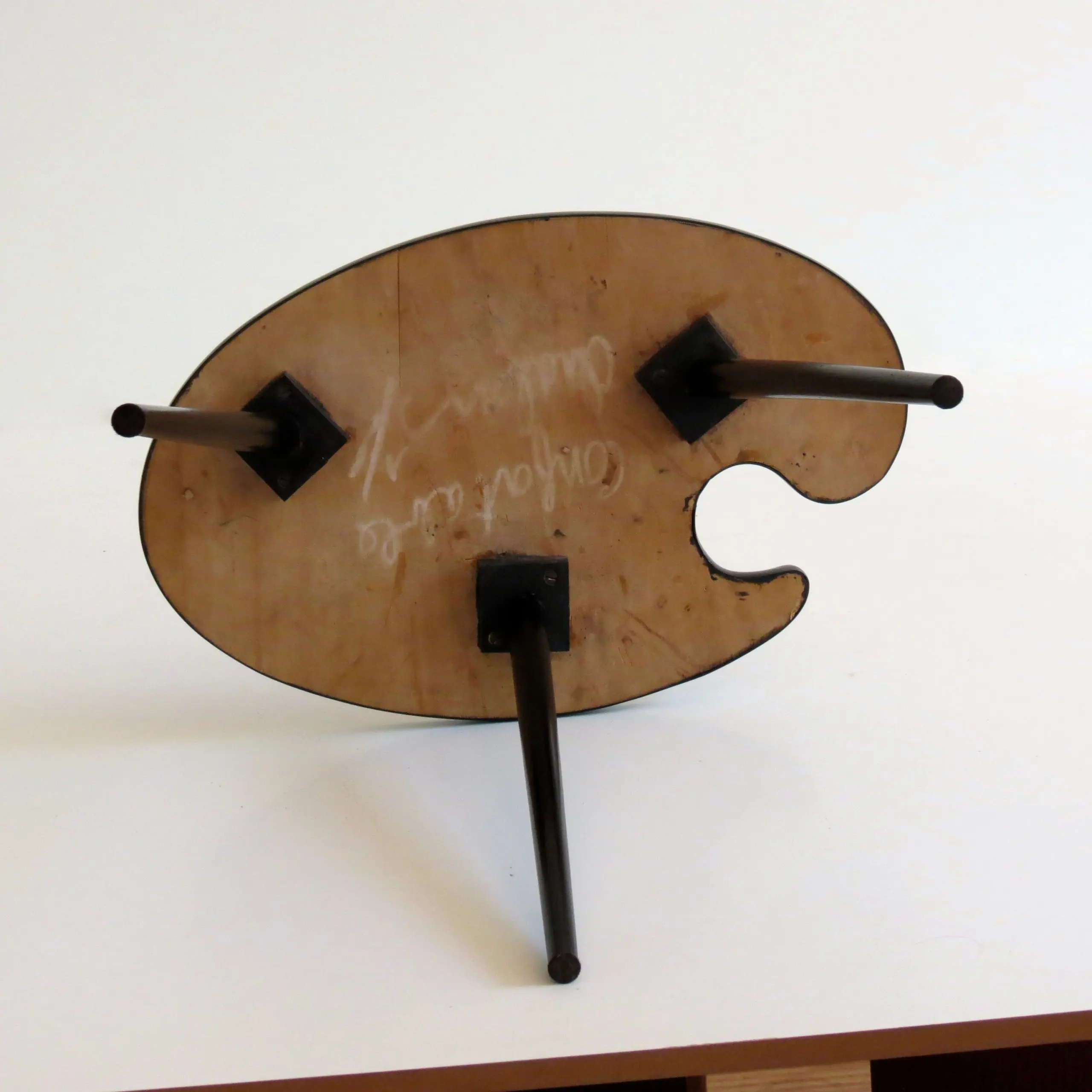 Unique Original Italian Palette Coffee Table, 1950 — photo 7