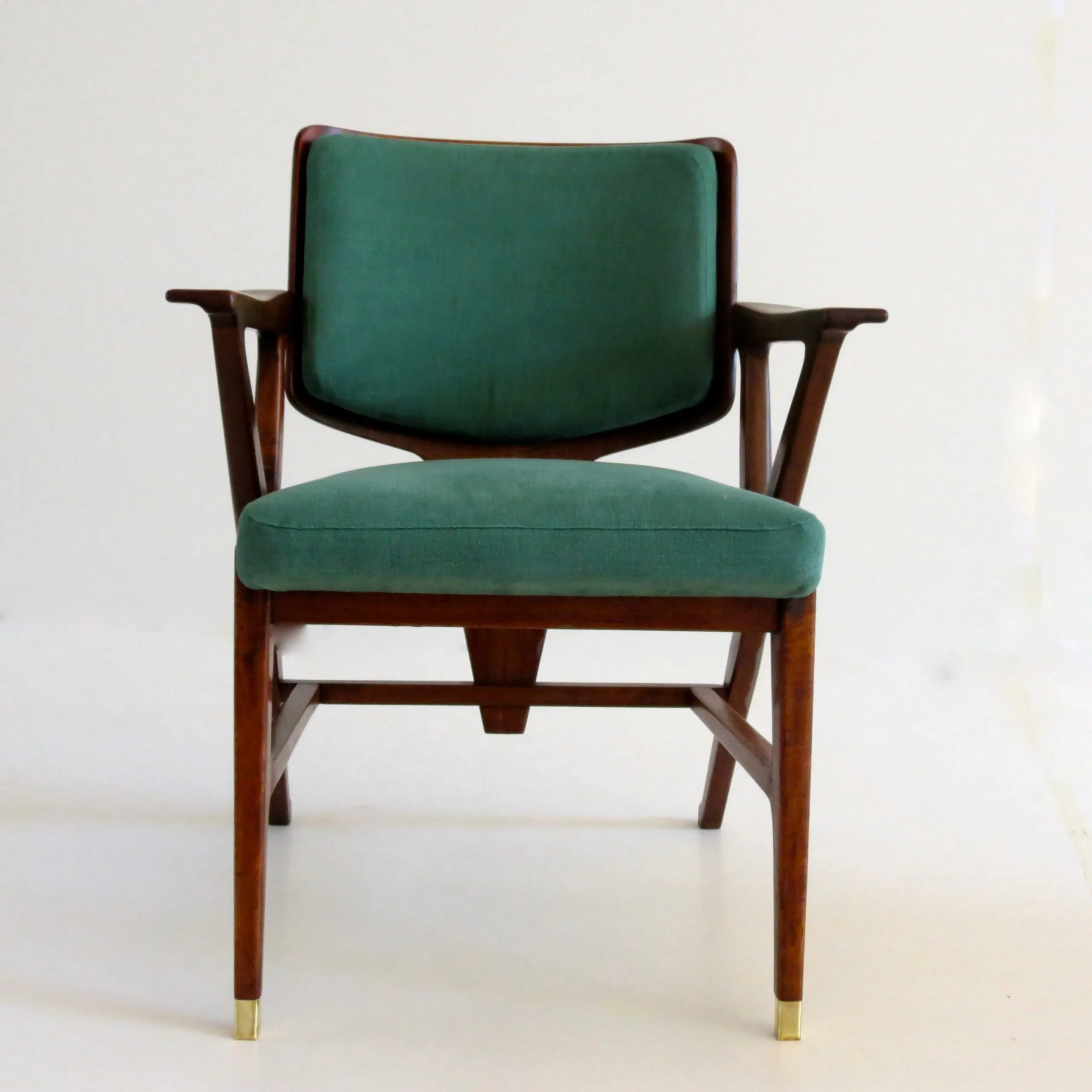 Important and rare set of six Cassina dining armchairs, 1950 — photo 9