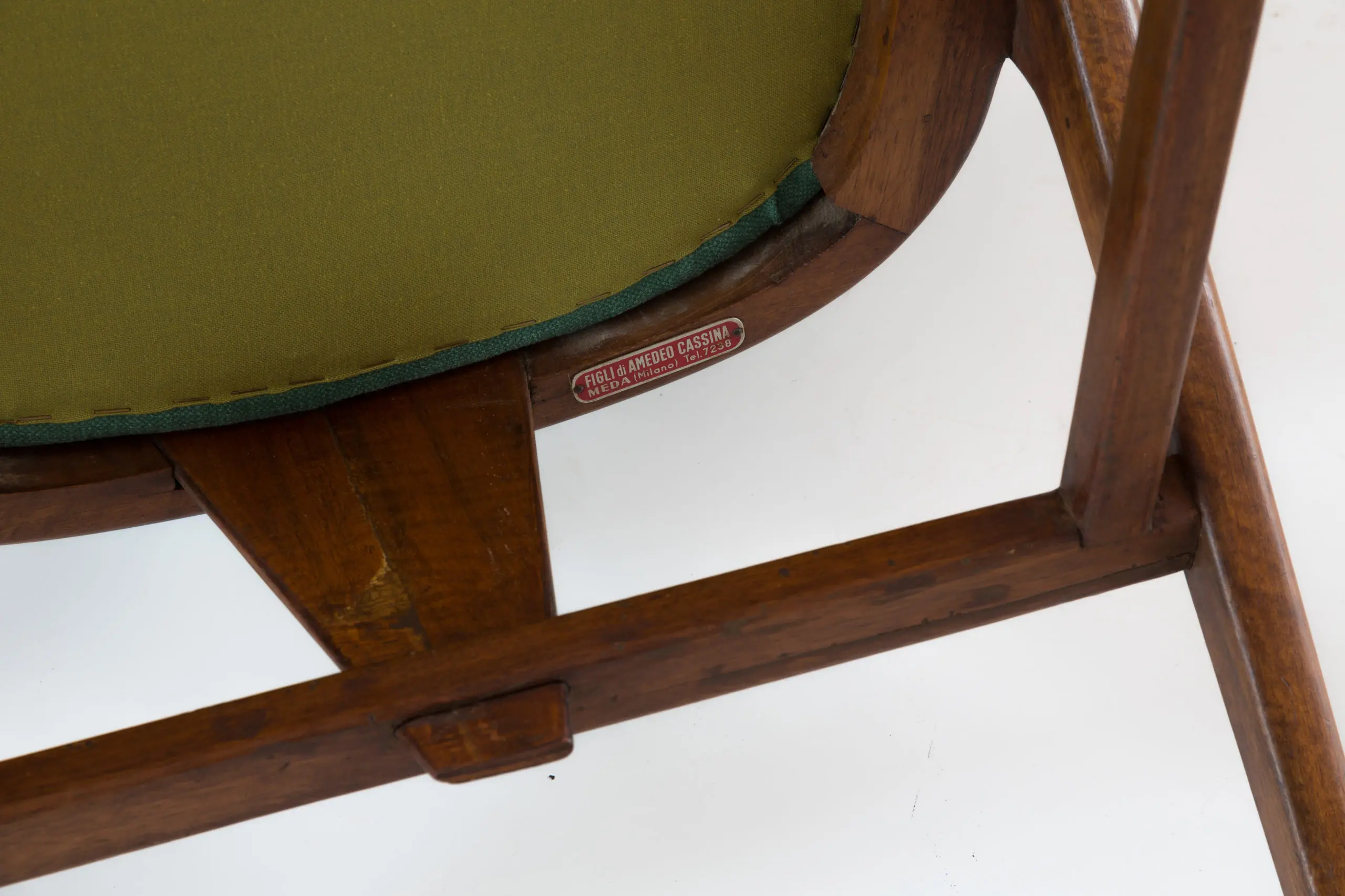Important and rare set of six Cassina dining armchairs, 1950 — photo 18