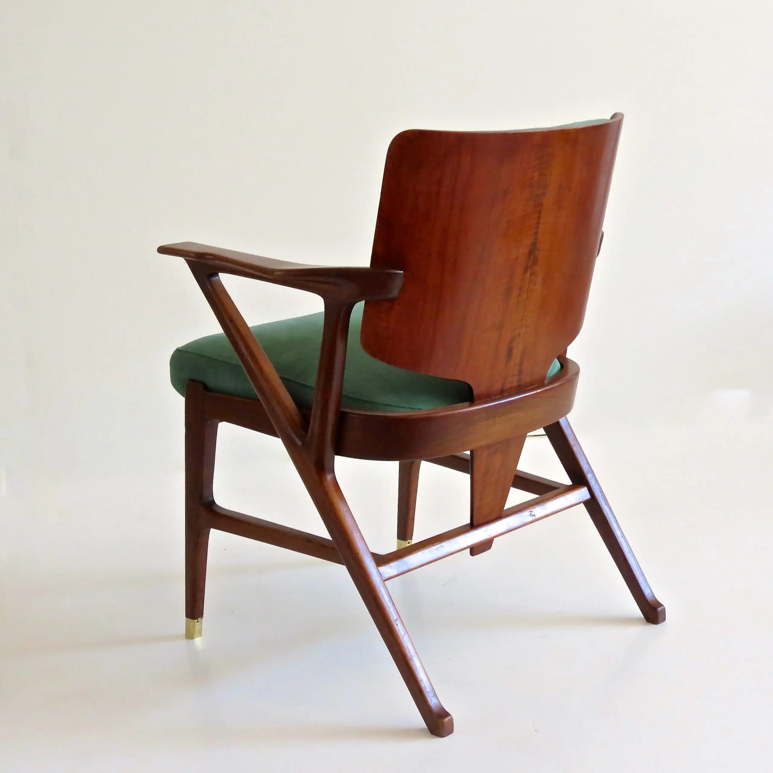 Important and rare set of six Cassina dining armchairs, 1950 — photo 5