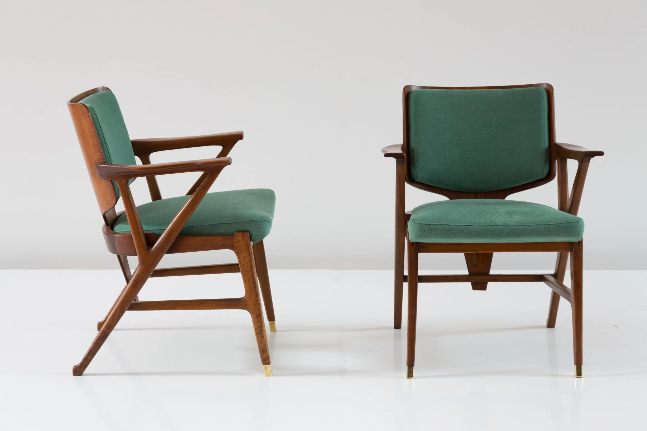 Important and rare set of six Cassina dining armchairs, 1950 — photo 12