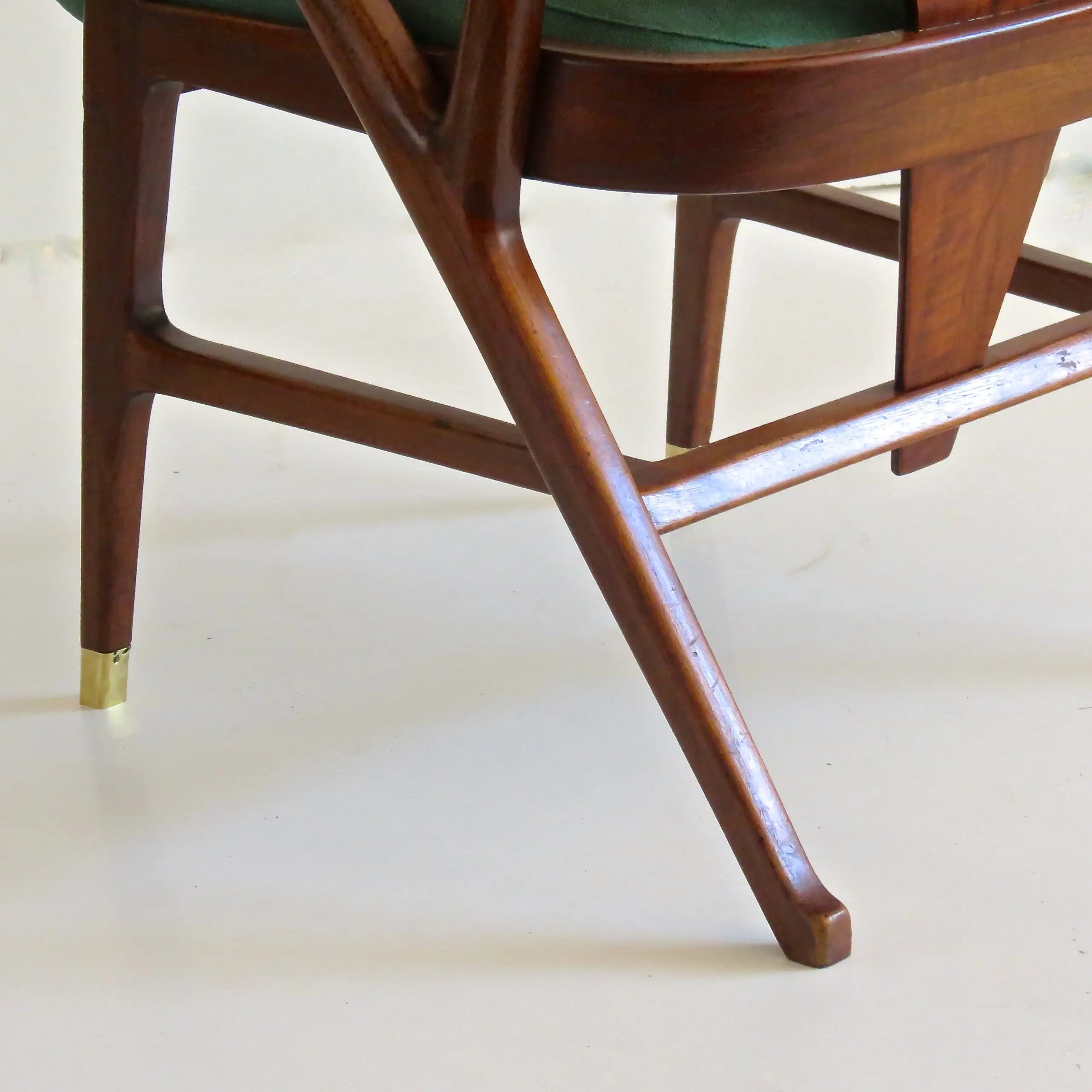 Important and rare set of six Cassina dining armchairs, 1950 — photo 6