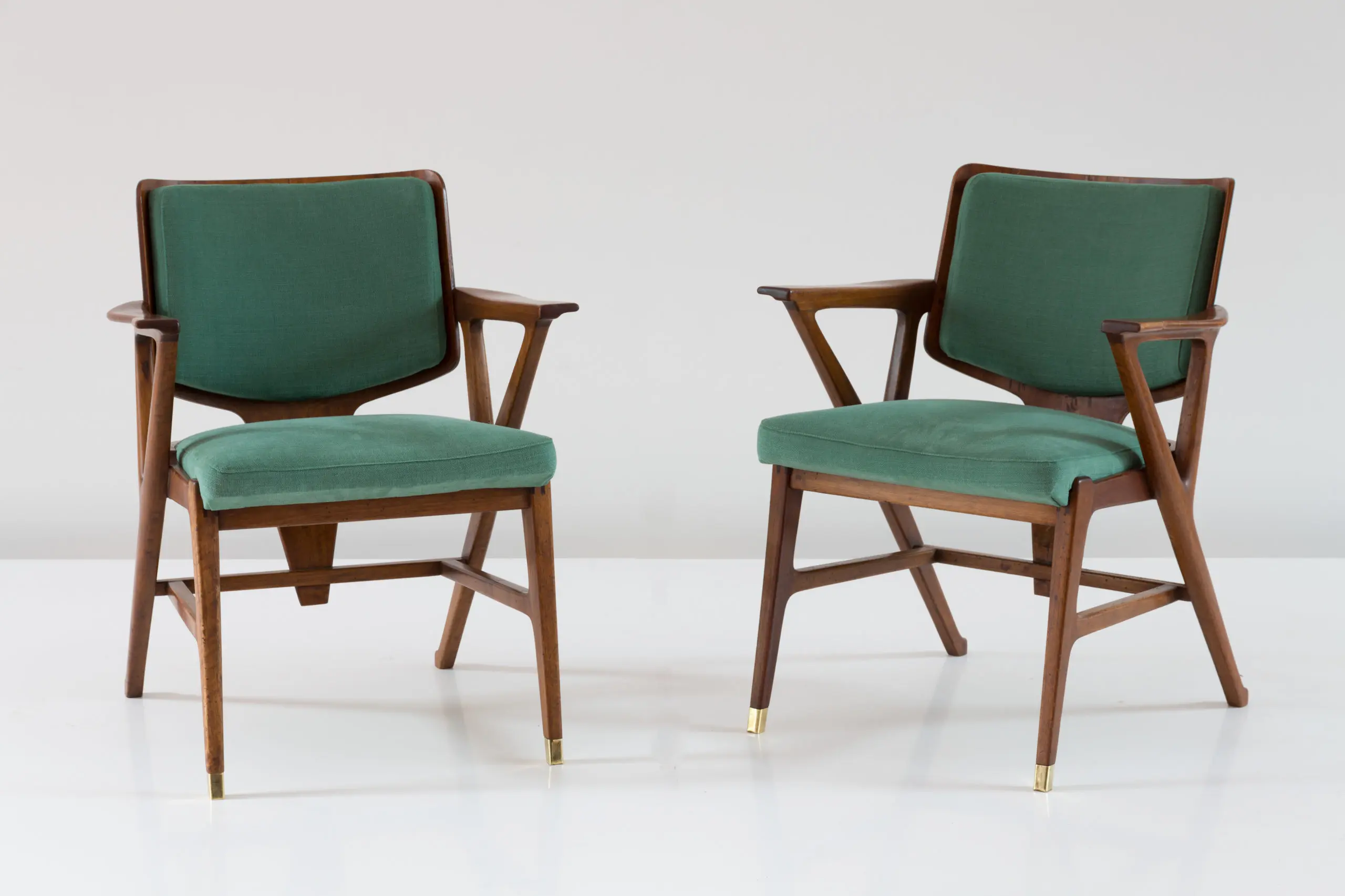 Important and rare set of six Cassina dining armchairs, 1950 — photo 14