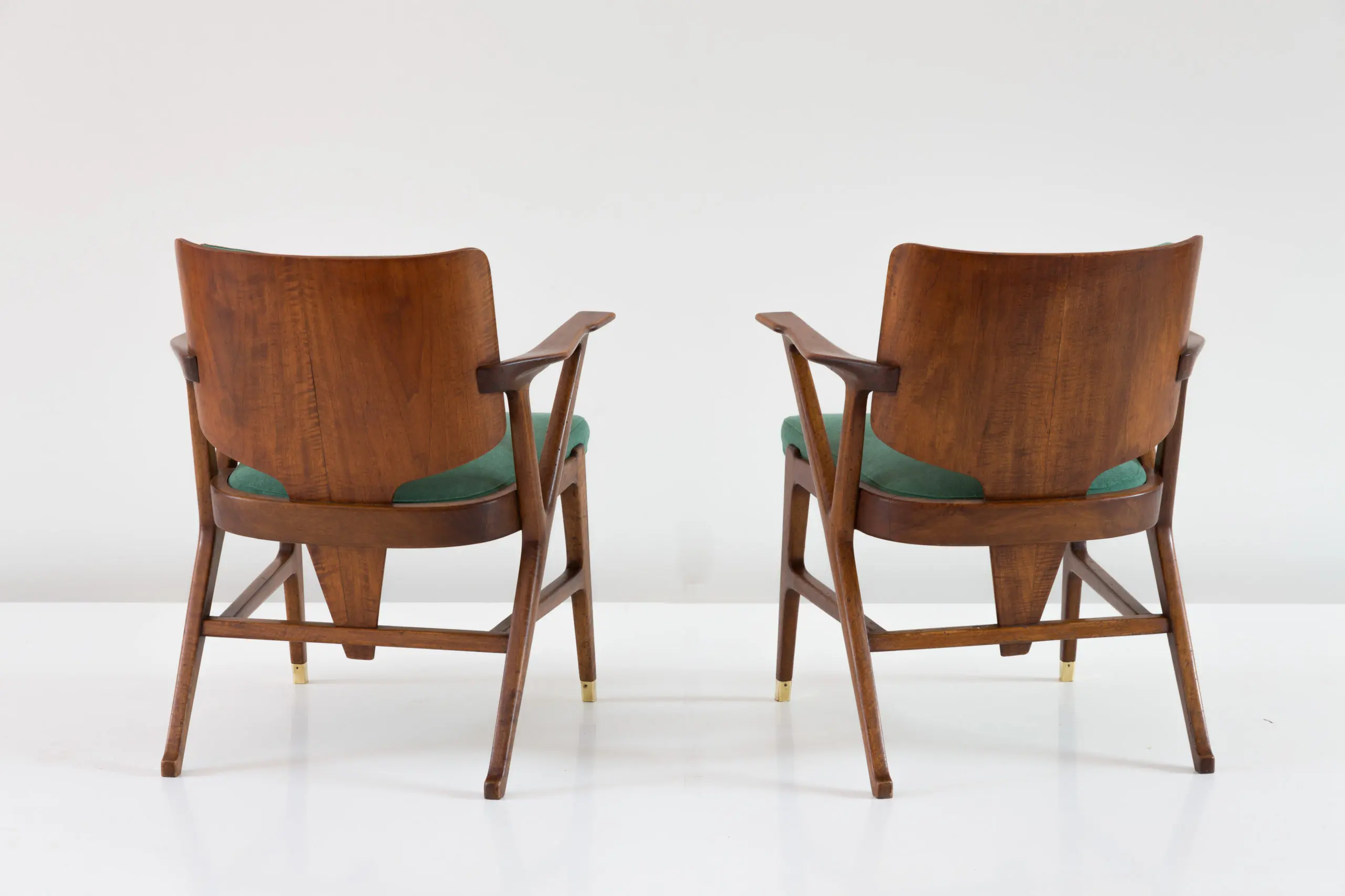 Important and rare set of six Cassina dining armchairs, 1950 — photo 16