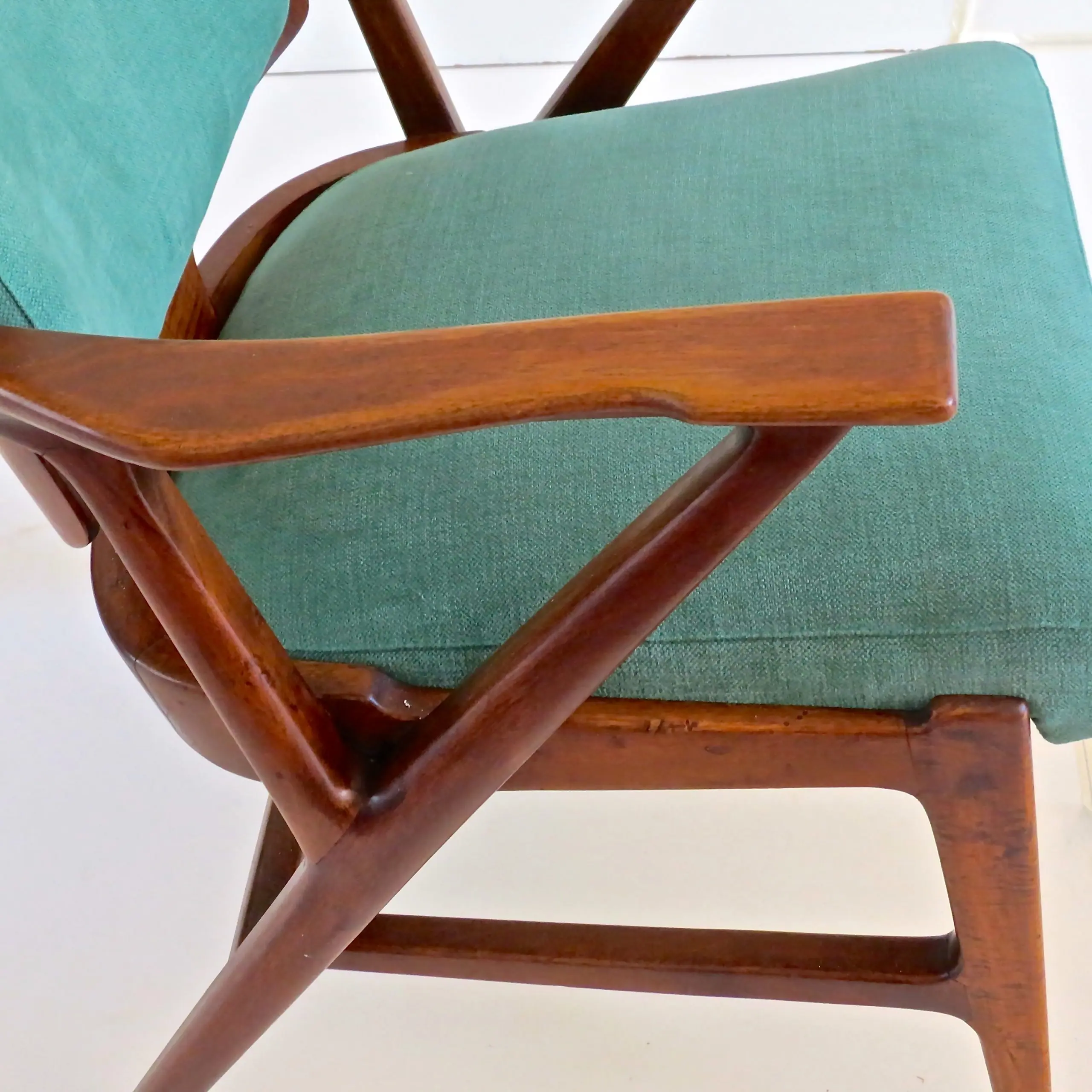 Important and rare set of six Cassina dining armchairs, 1950 — photo 7