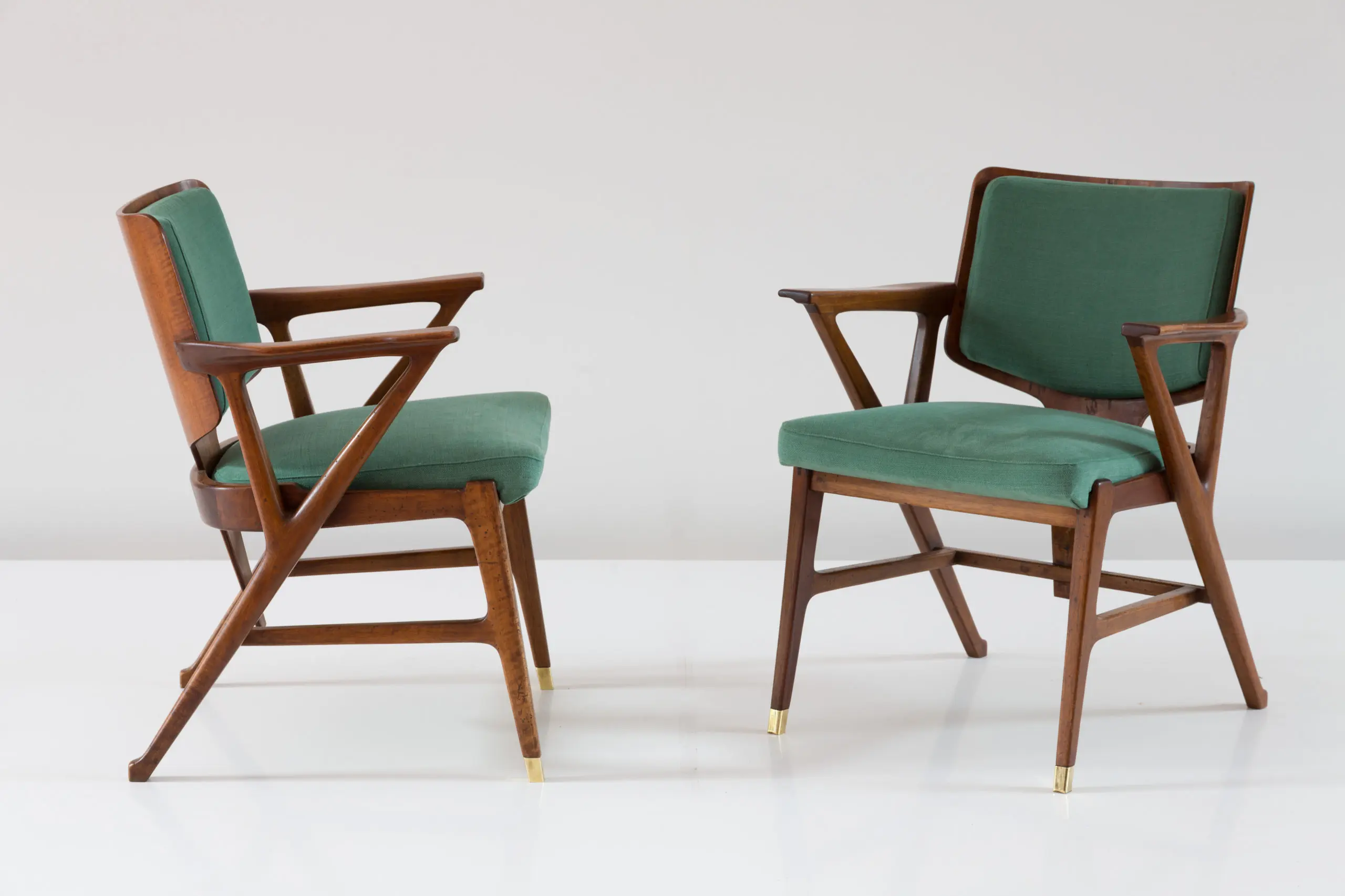 Important and rare set of six Cassina dining armchairs, 1950 — photo 13
