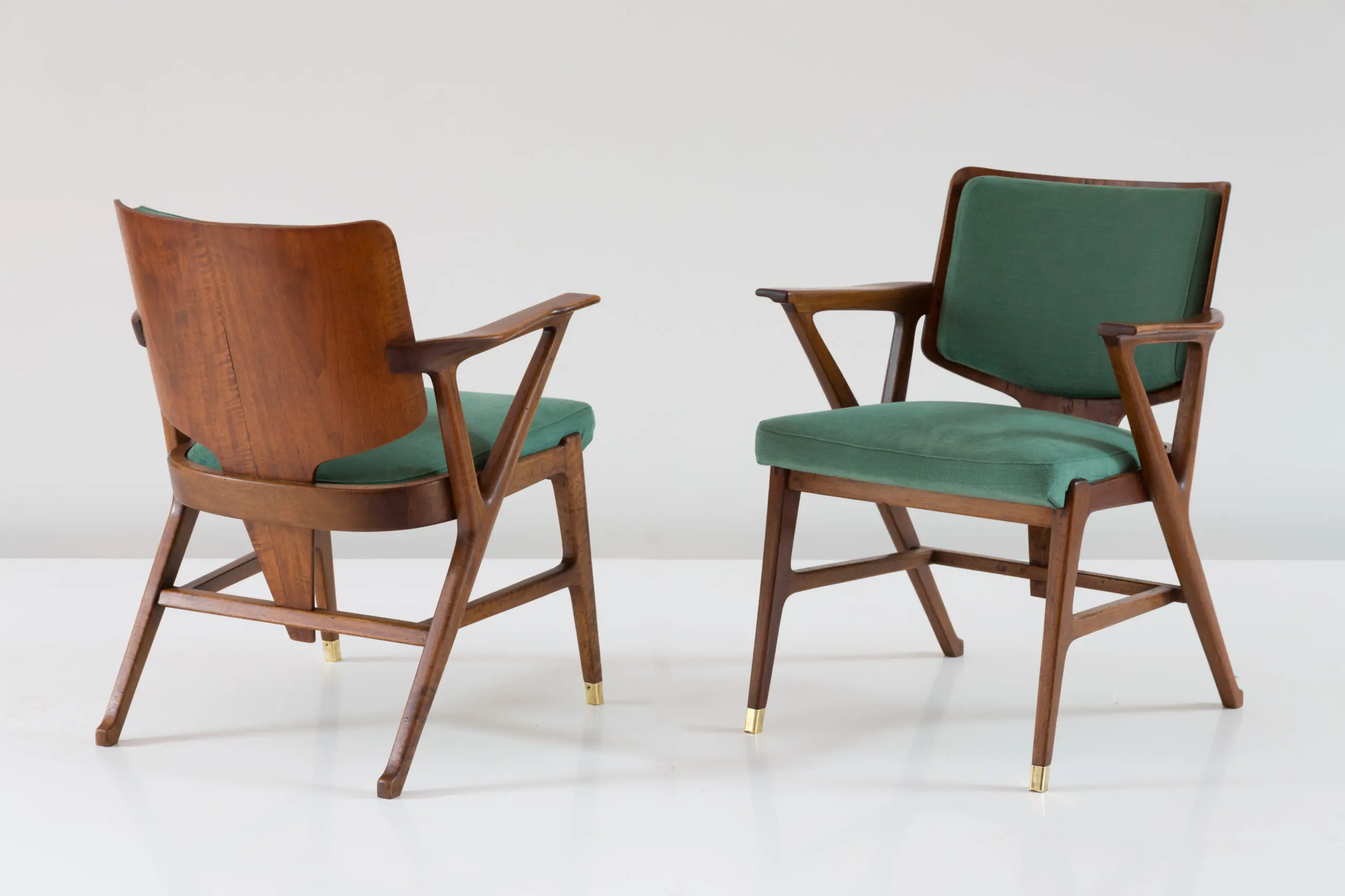 Important and rare set of six Cassina dining armchairs, 1950 — photo 15