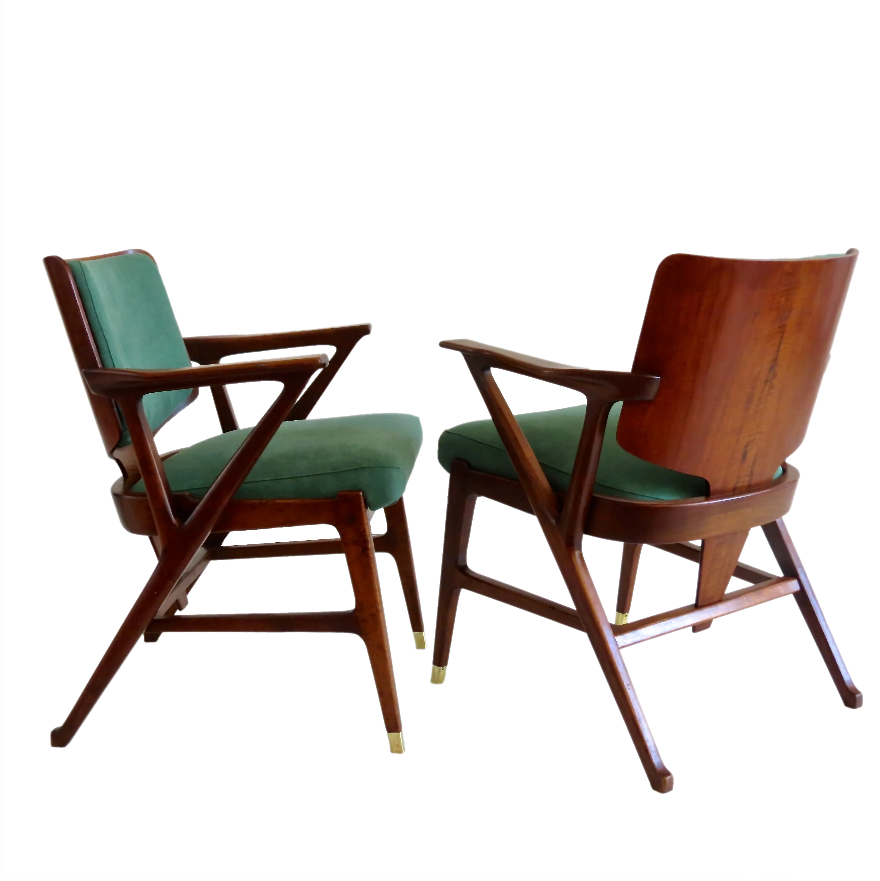 Important and rare set of six Cassina dining armchairs, 1950 — photo 25