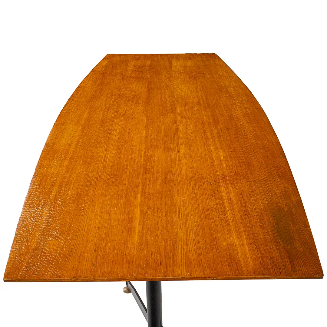 Gio Ponti Large Walnut Diamond Table from San Francesco Fopponino Milan, 1961 — photo 10