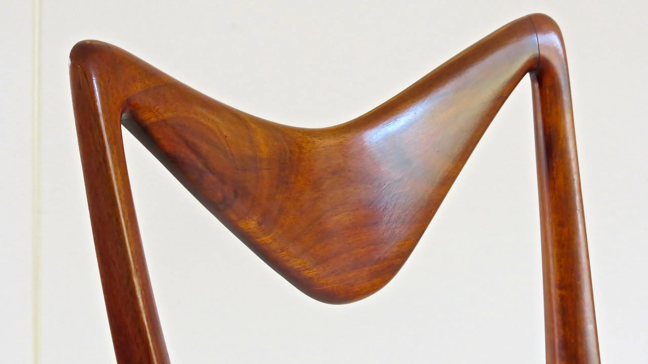 Set of Seven Walnut Dining Room Chairs by Arch, Carlo Enrico Rava, Milano, 1940 — photo 8