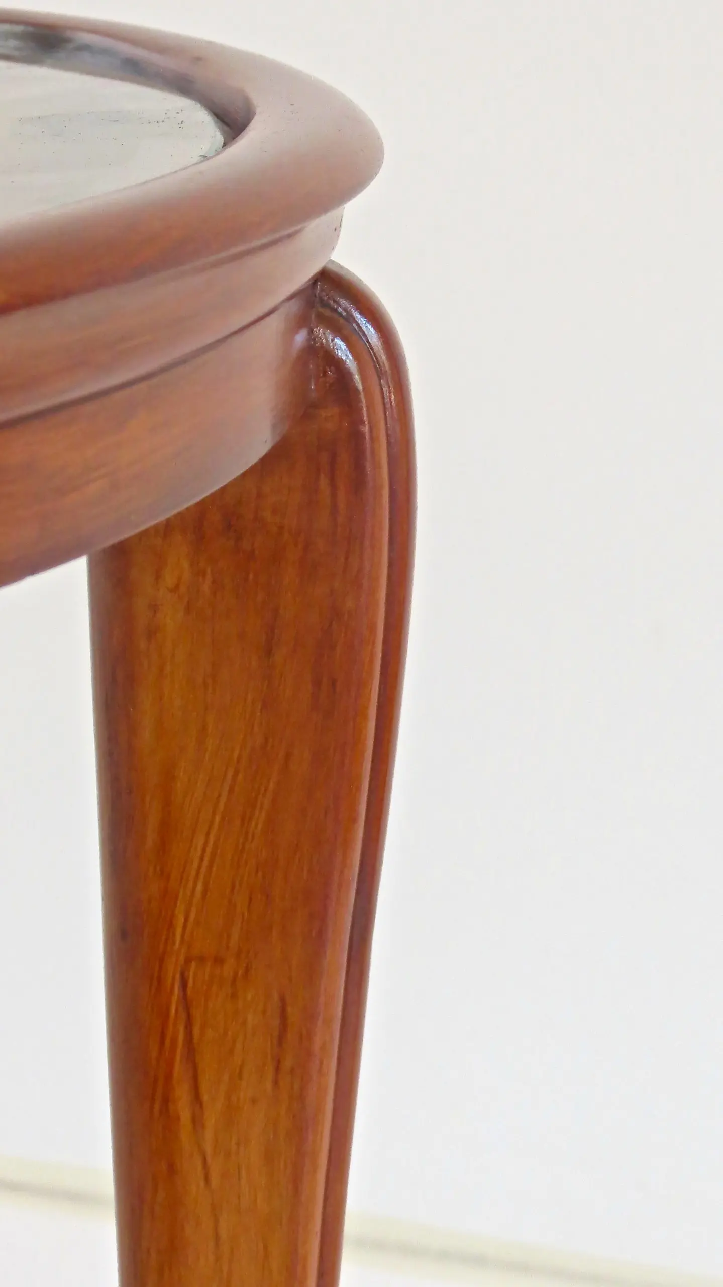 Grid Pattern Walnut Coffee Table Style Gio Ponti, 1940 — photo 10