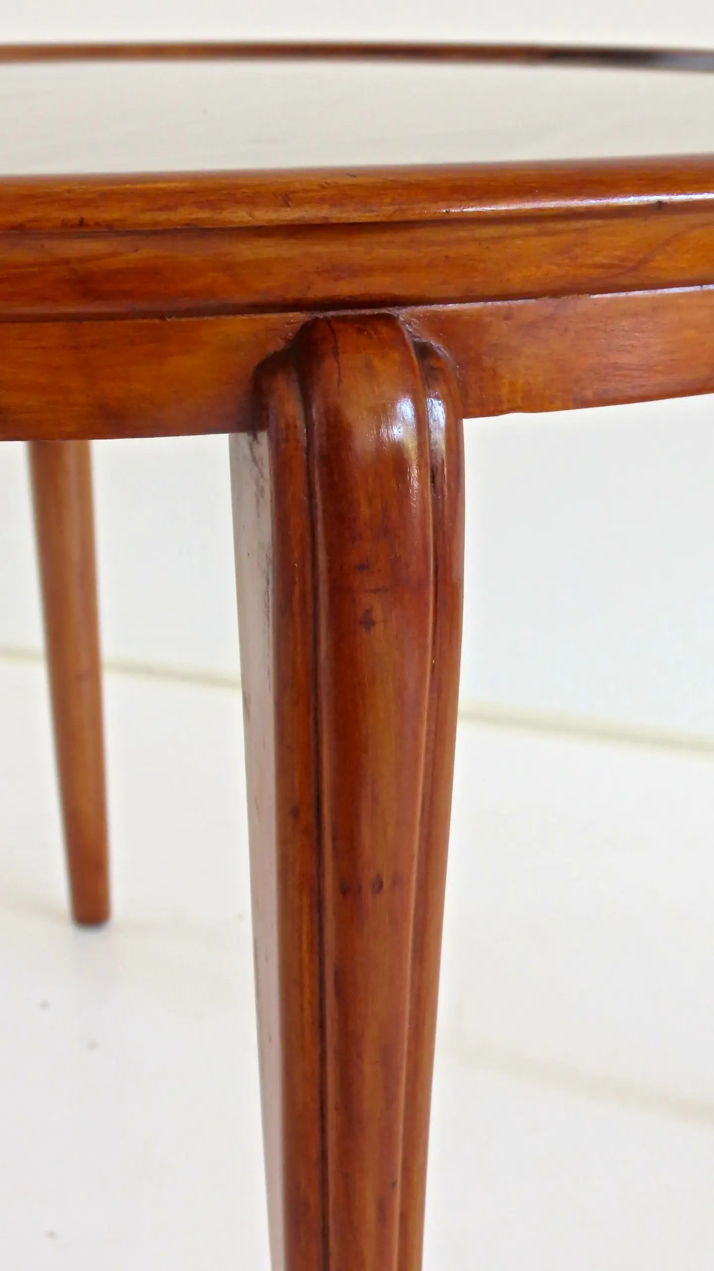 Grid Pattern Walnut Coffee Table Style Gio Ponti, 1940 — photo 9
