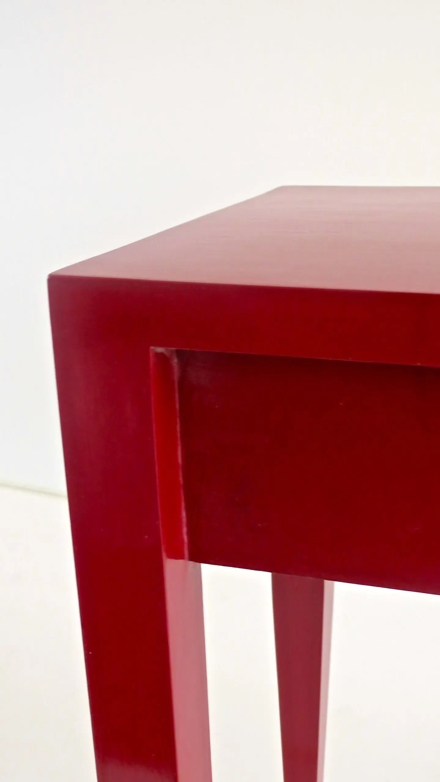 Gio Ponti Pair of Red Laquered Console from Hotel PdP, Roma, 1964 — photo 17