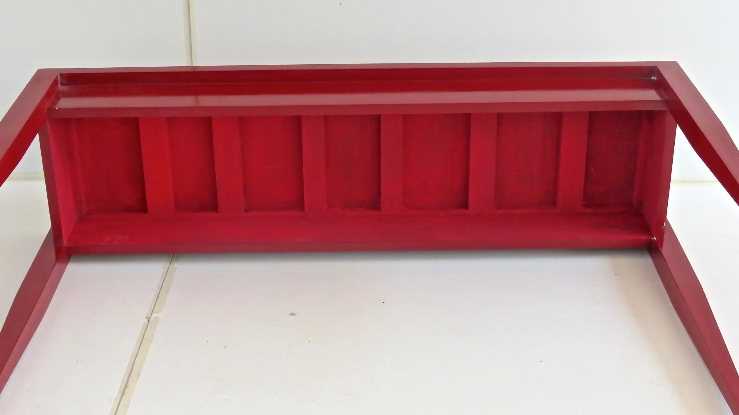 Gio Ponti Pair of Red Laquered Console from Hotel PdP, Roma, 1964 — photo 18