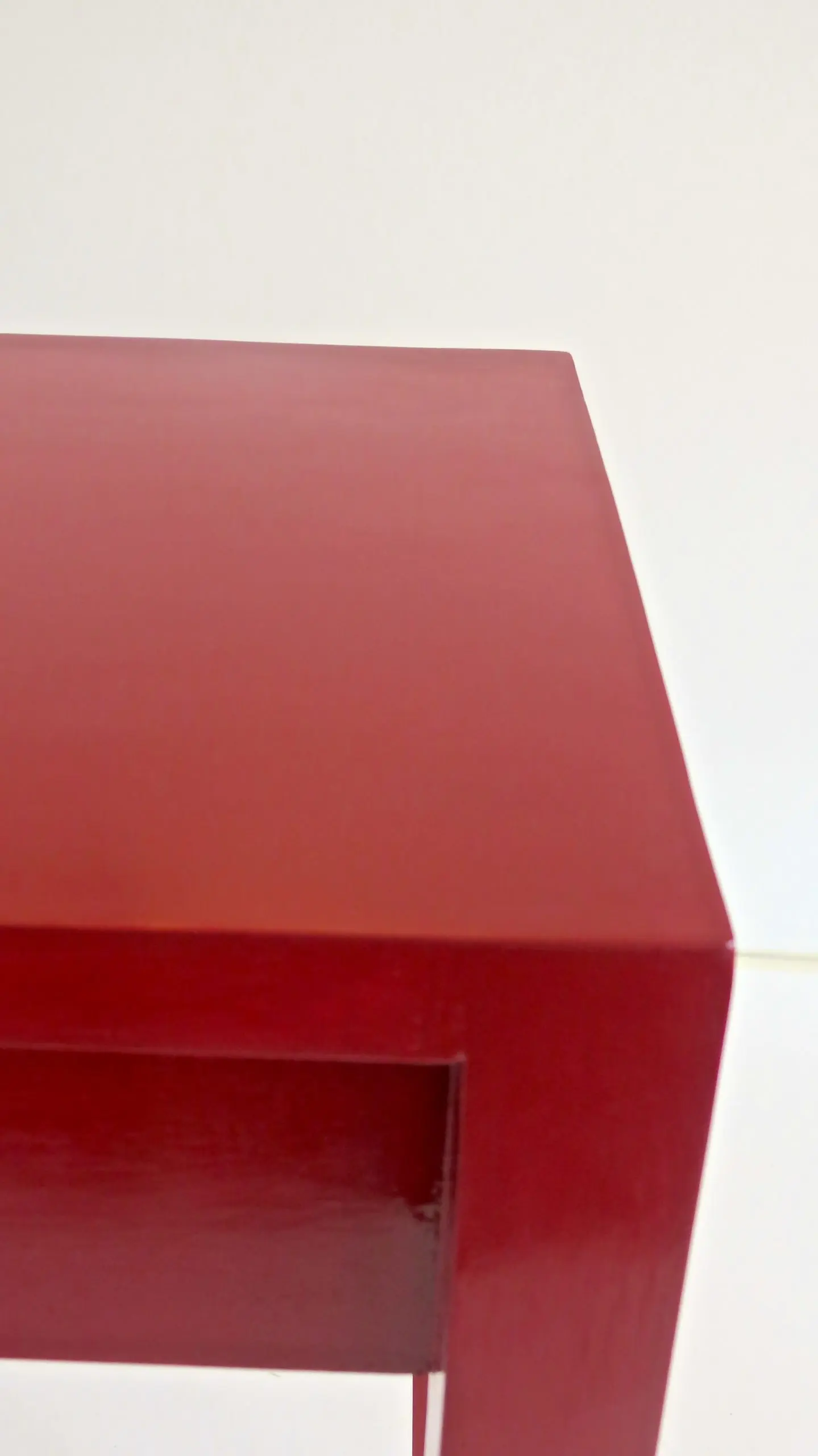 Gio Ponti Pair of Red Laquered Console from Hotel PdP, Roma, 1964 — photo 16
