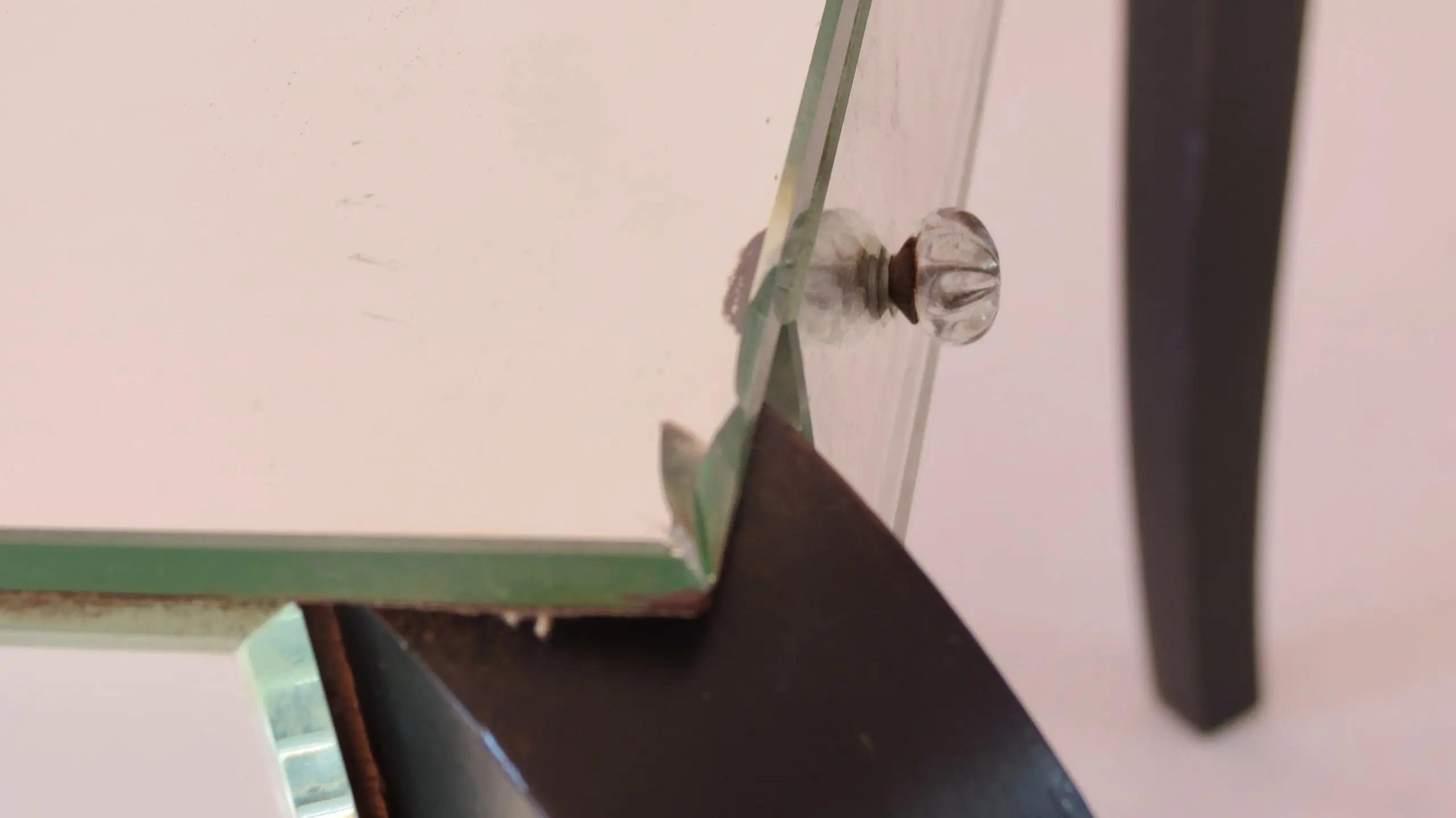 Rare Mirrored Glass Occasional Side Table, 1935 — photo 9