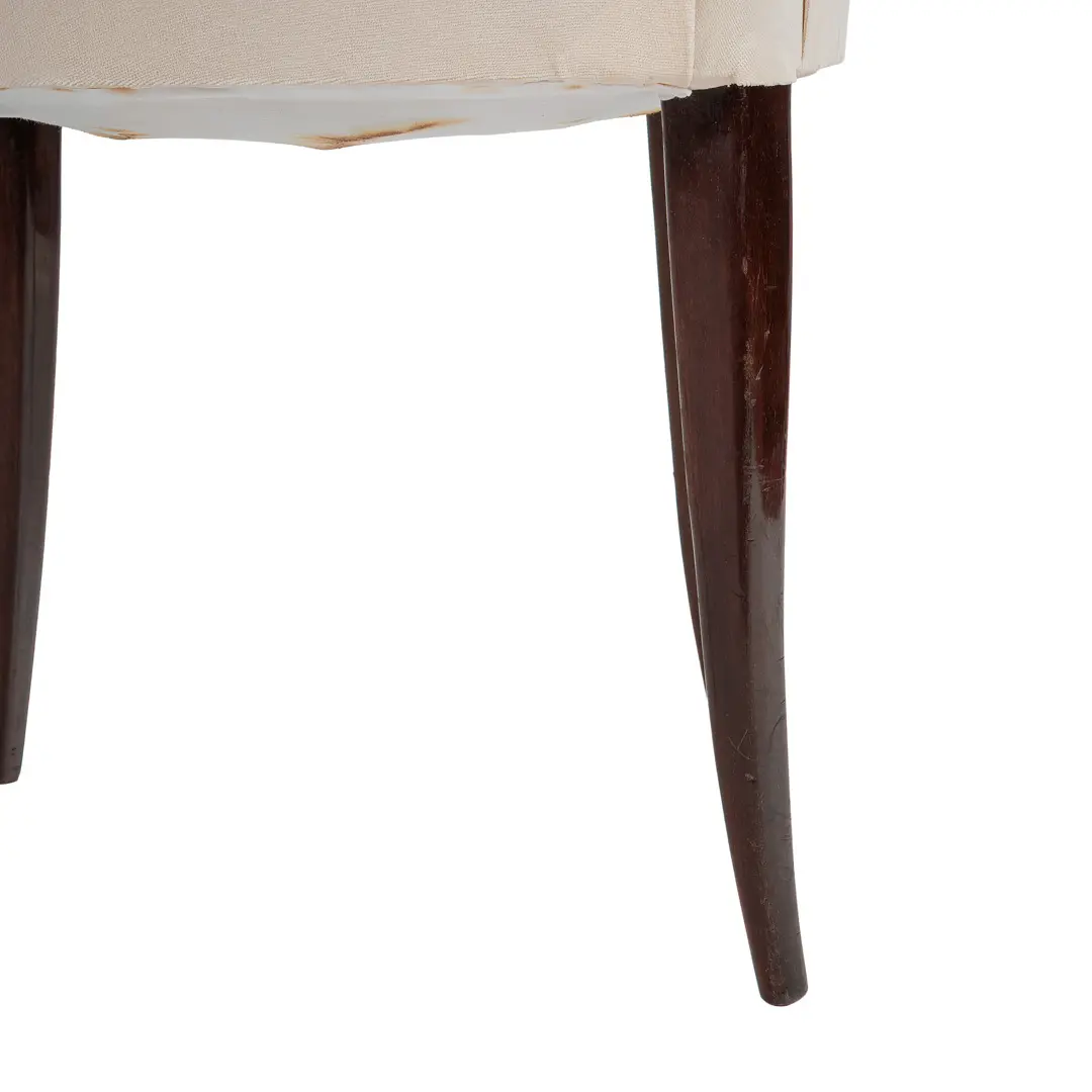 Set of 8 Ebonized Velvet High Back Chiavari Dining Chairs by Paolo Buffa, 1950 — photo 10