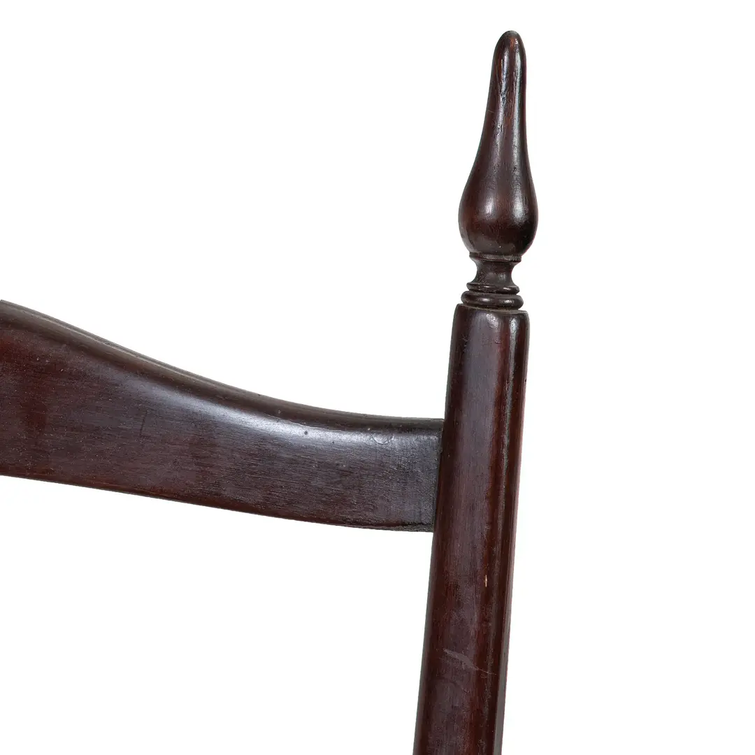 Set of 8 Ebonized Velvet High Back Chiavari Dining Chairs by Paolo Buffa, 1950 — photo 8