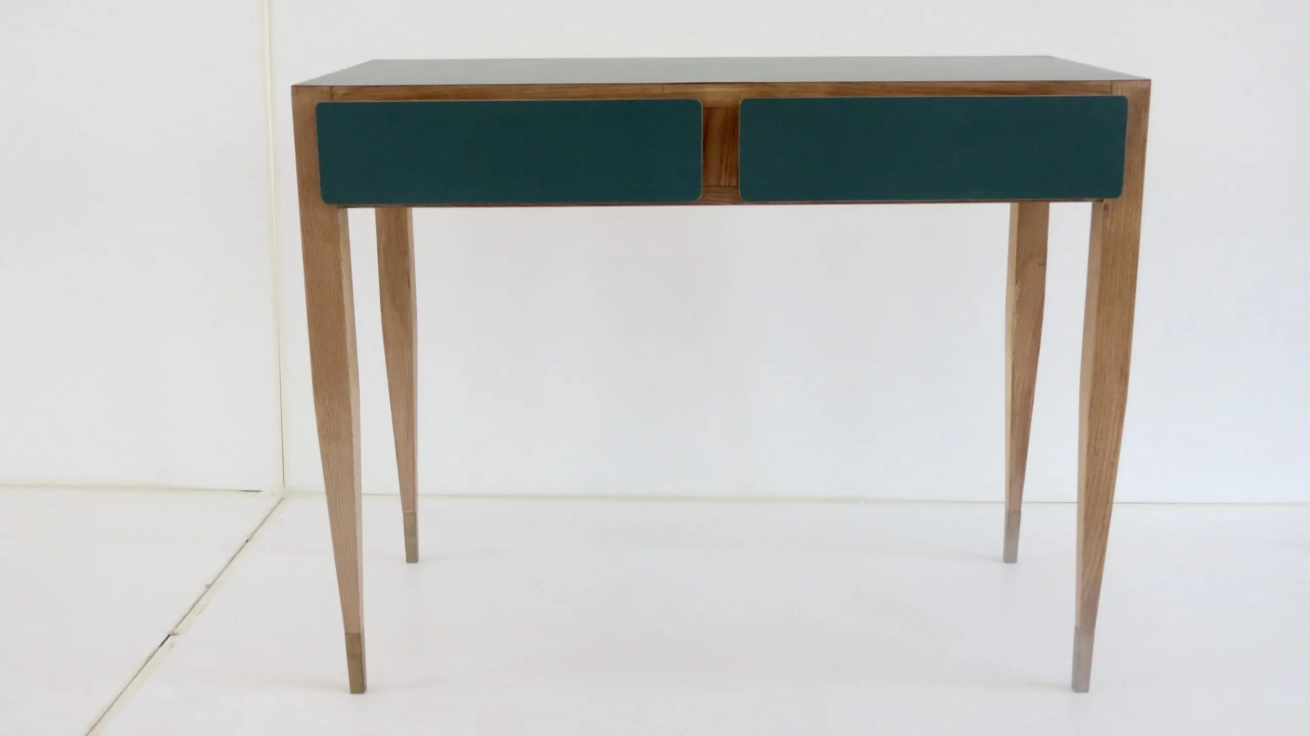 Gio Ponti Vanity Console Desk Formica from Hotel PdP Roma, 1964 and "602" Chair — image 3