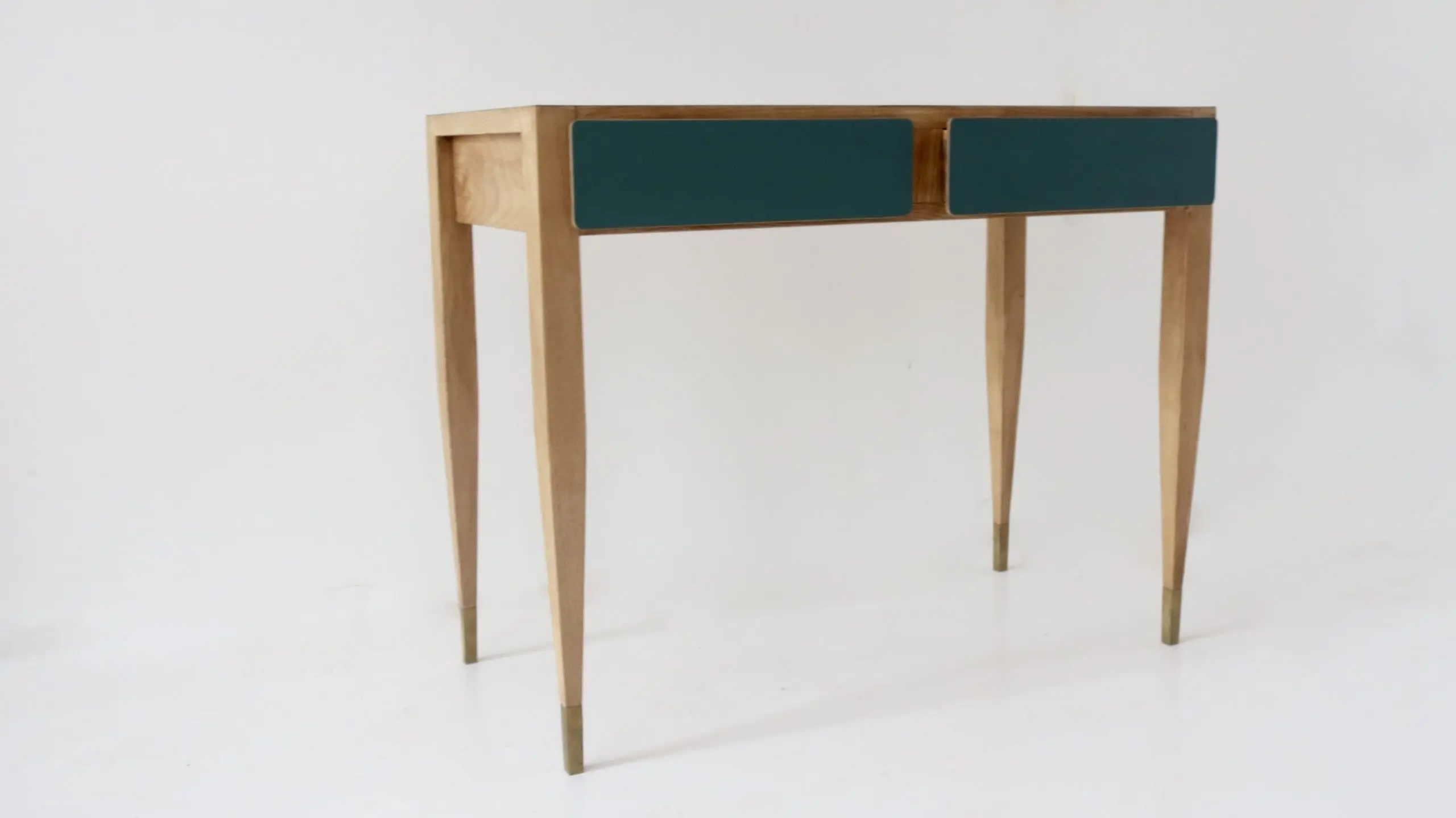 Gio Ponti Vanity Console Desk Formica from Hotel PdP Roma, 1964 and "602" Chair — photo 19