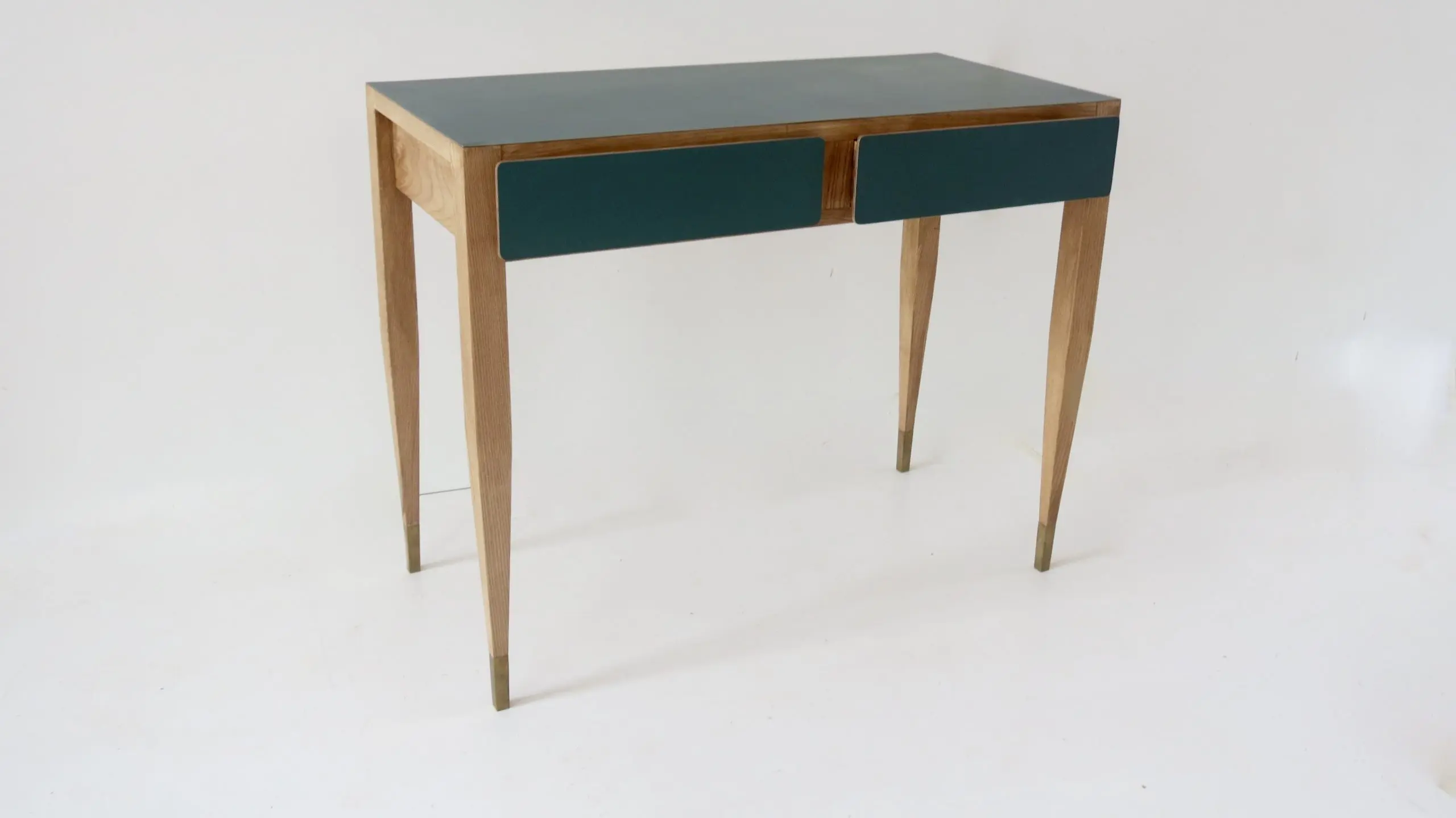 Gio Ponti Vanity Console Desk Formica from Hotel PdP Roma, 1964 and "602" Chair — photo 18