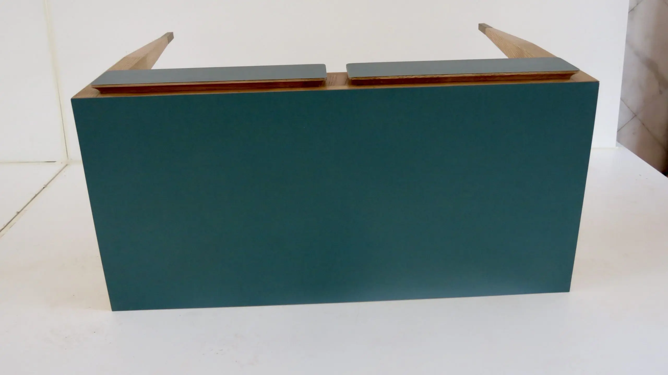 Gio Ponti Vanity Console Desk Formica from Hotel PdP Roma, 1964 and "602" Chair — photo 14