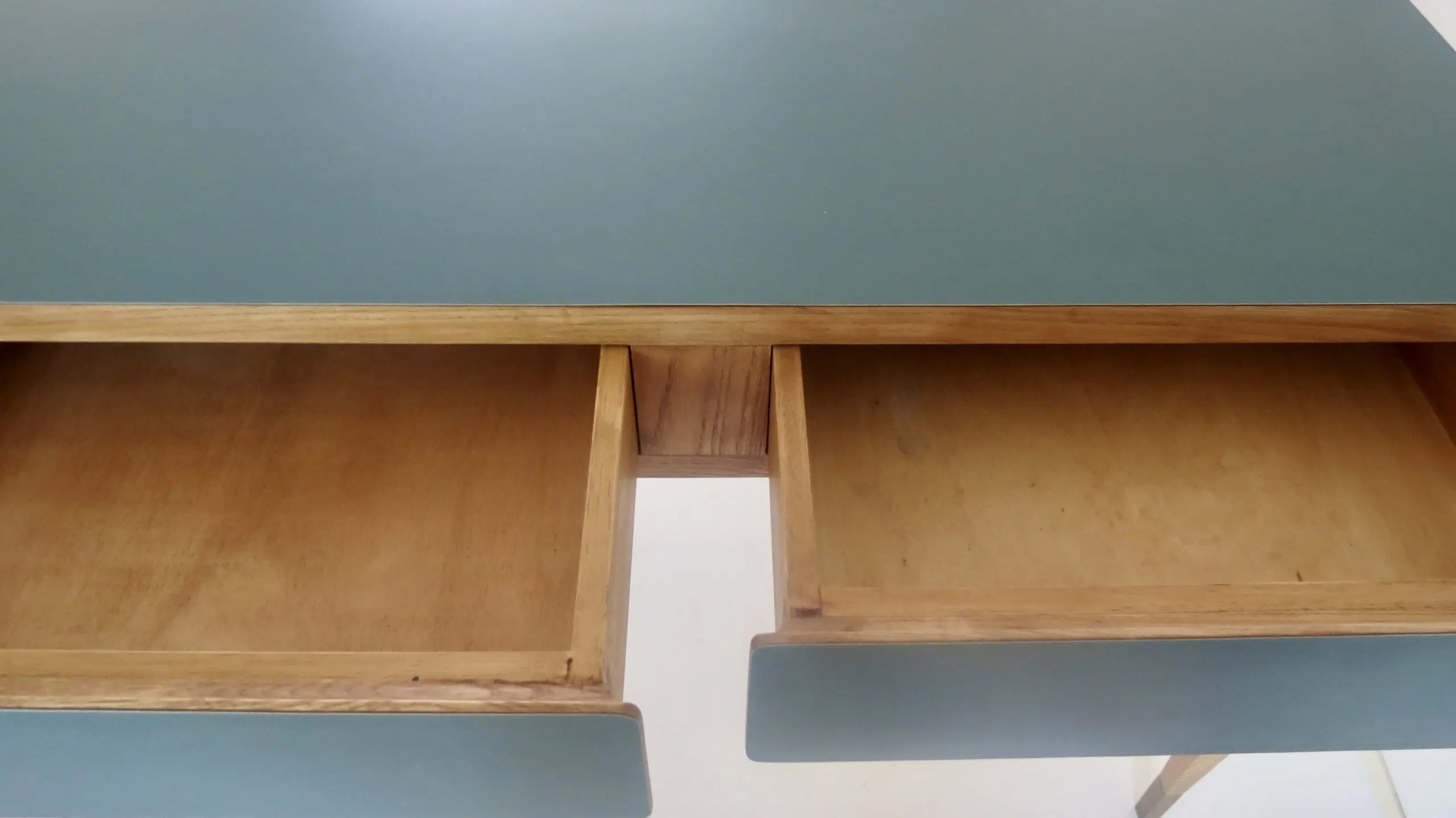 Gio Ponti Vanity Console Desk Formica from Hotel PdP Roma, 1964 and "602" Chair — photo 9