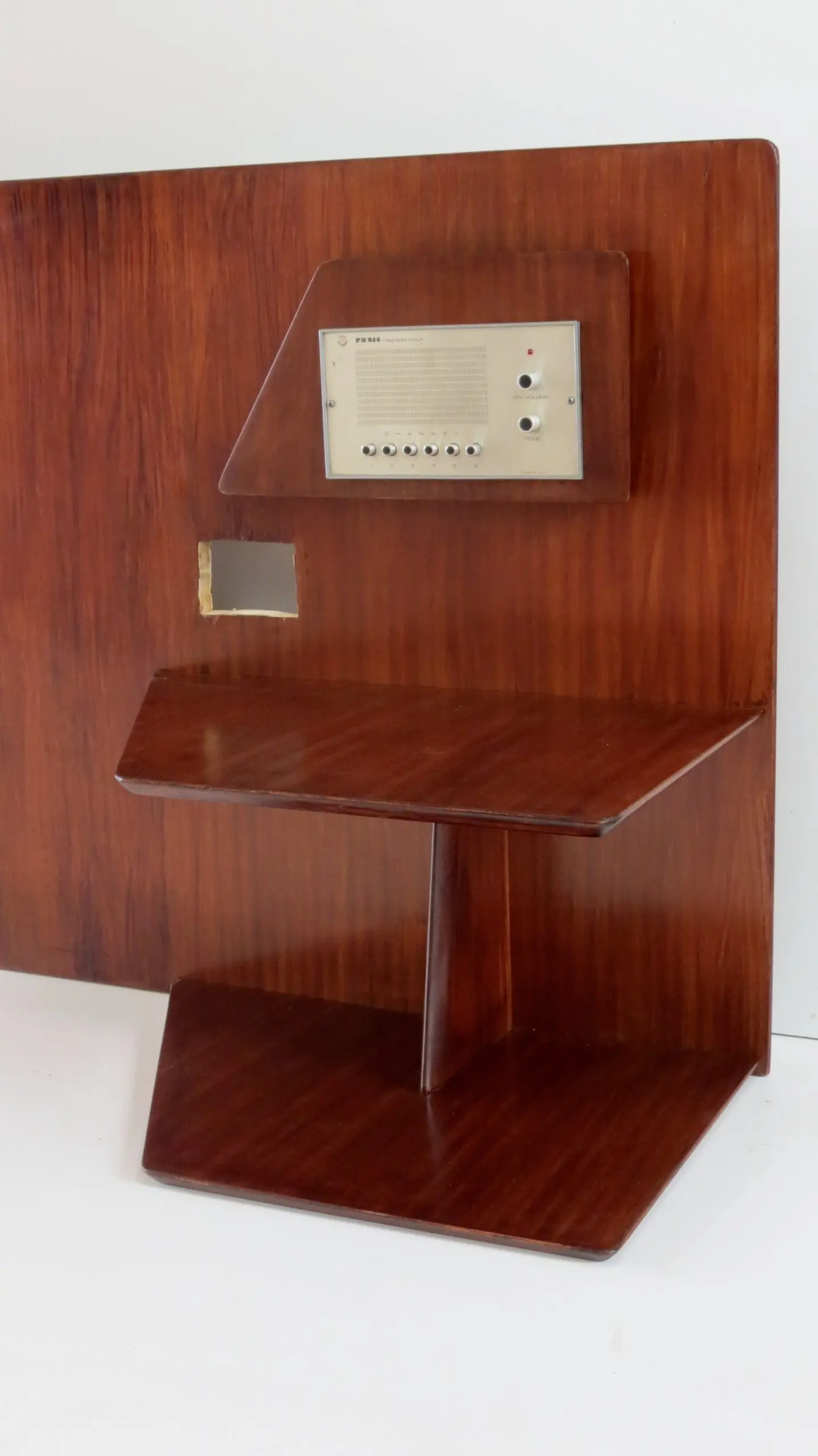 Gio Ponti, Pair of Fine Mahogany Headboards from Hotel Royal Naples, 1955 — photo 8