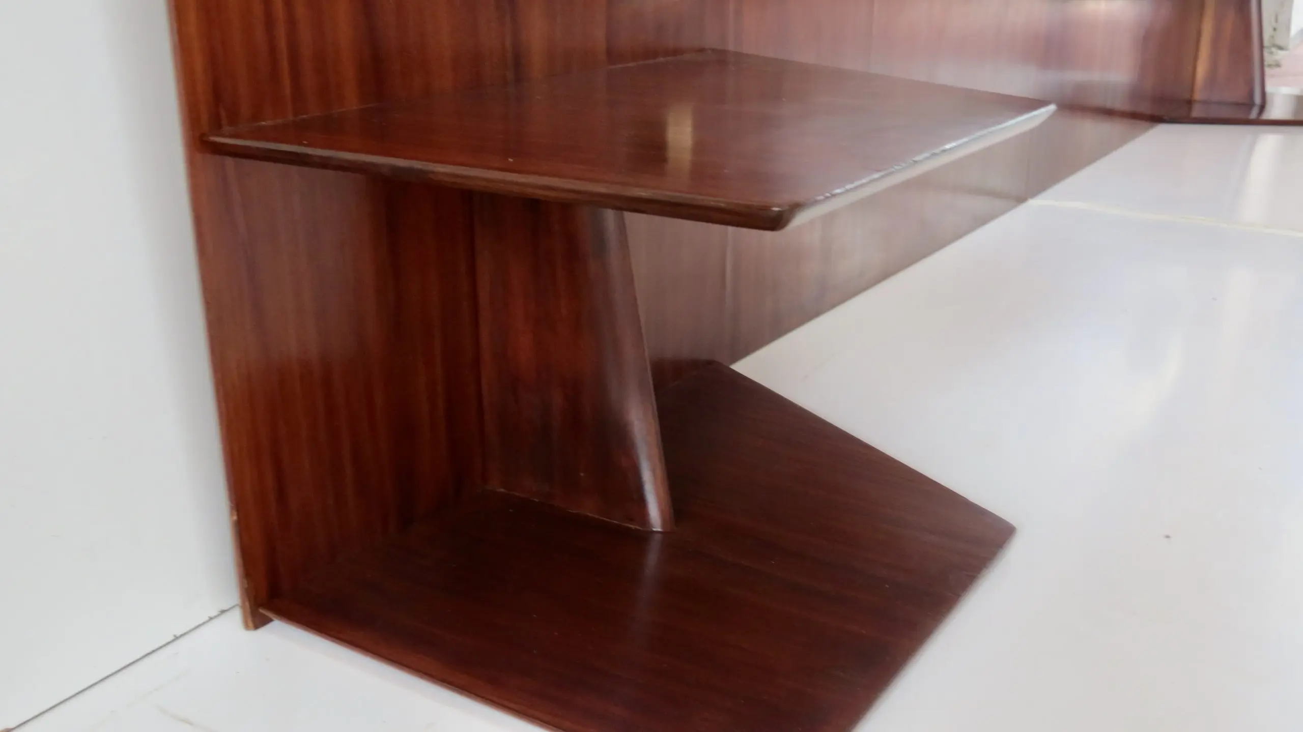 Gio Ponti, Pair of Fine Mahogany Headboards from Hotel Royal Naples, 1955 — photo 13