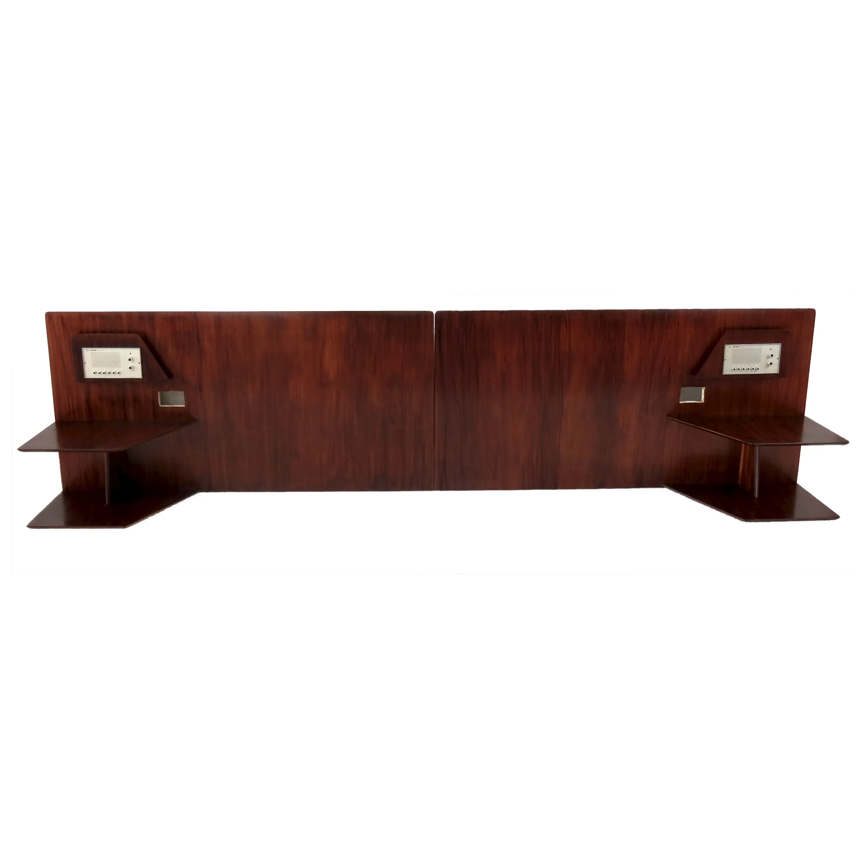 Gio Ponti, Pair of Fine Mahogany Headboards from Hotel Royal Naples, 1955 — photo 15