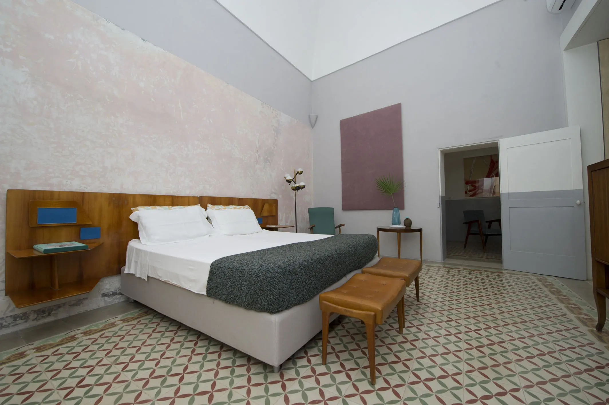 Gio Ponti, Pair of Fine Mahogany Headboards from Hotel Royal Naples, 1955 — photo 18