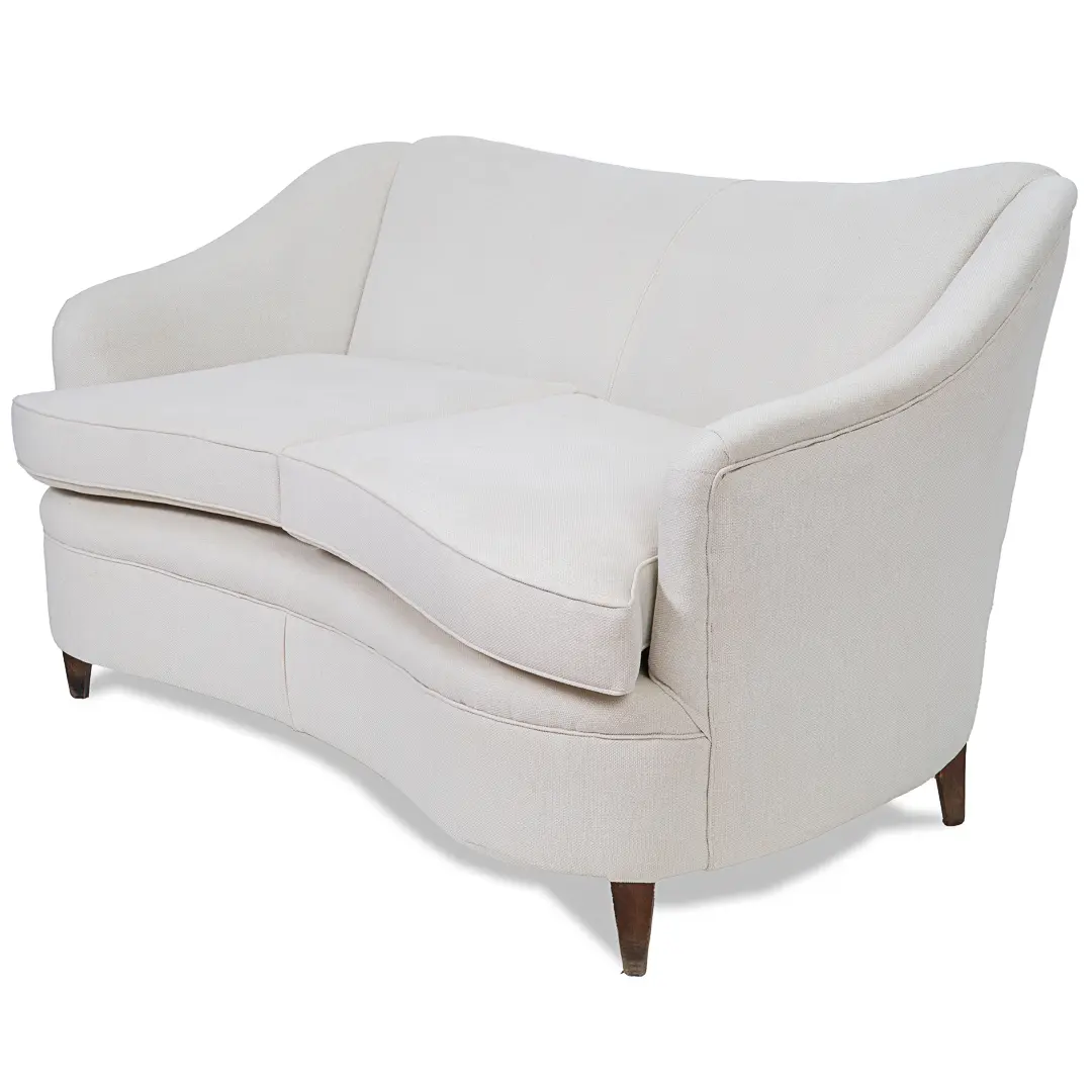 Gio Ponti White Sofa from Casa & Giardino, circa 1938 — image 3