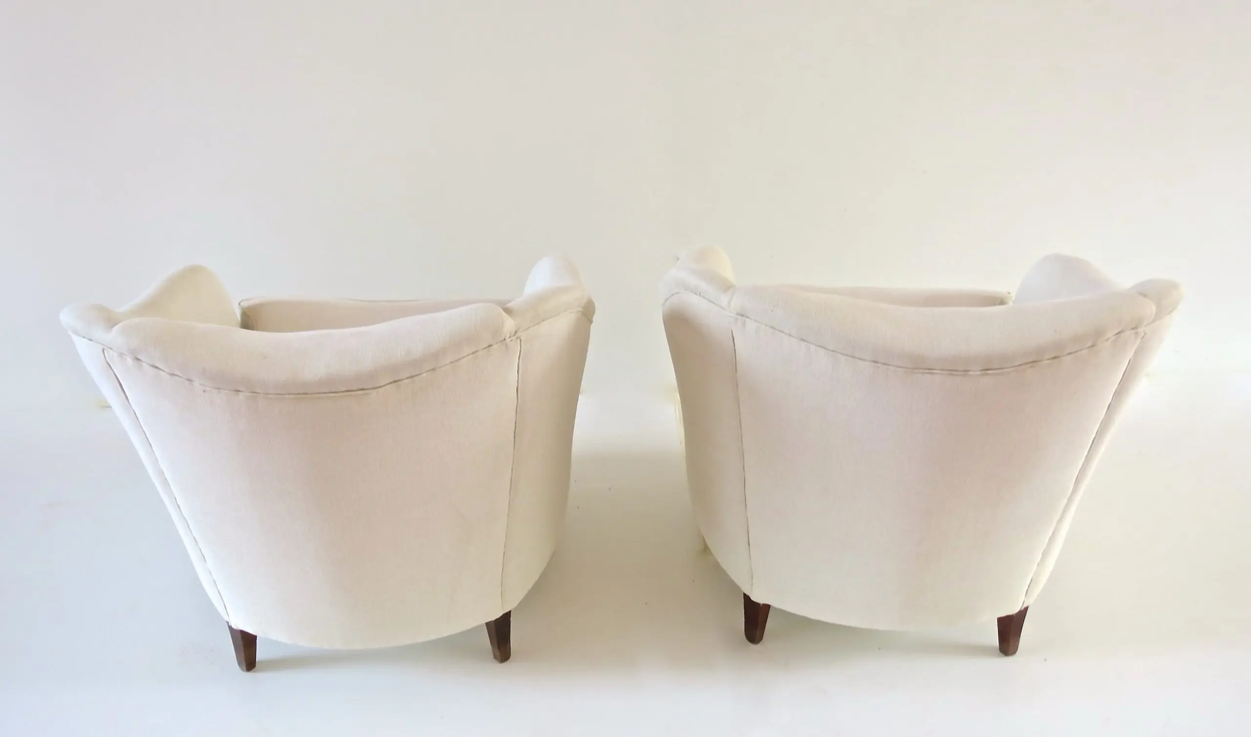 Gio Ponti Pair of White Armchairs Casa & Giardino, 1938 — photo 14