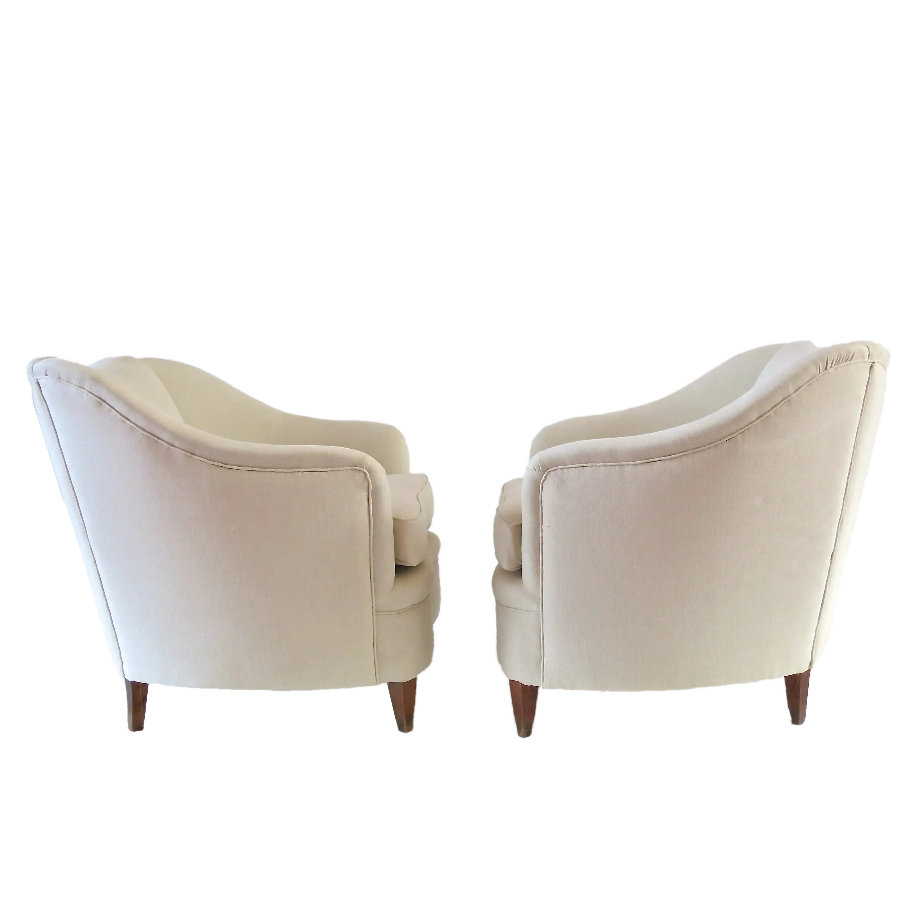 Gio Ponti Pair of White Armchairs Casa & Giardino, 1938 — photo 20