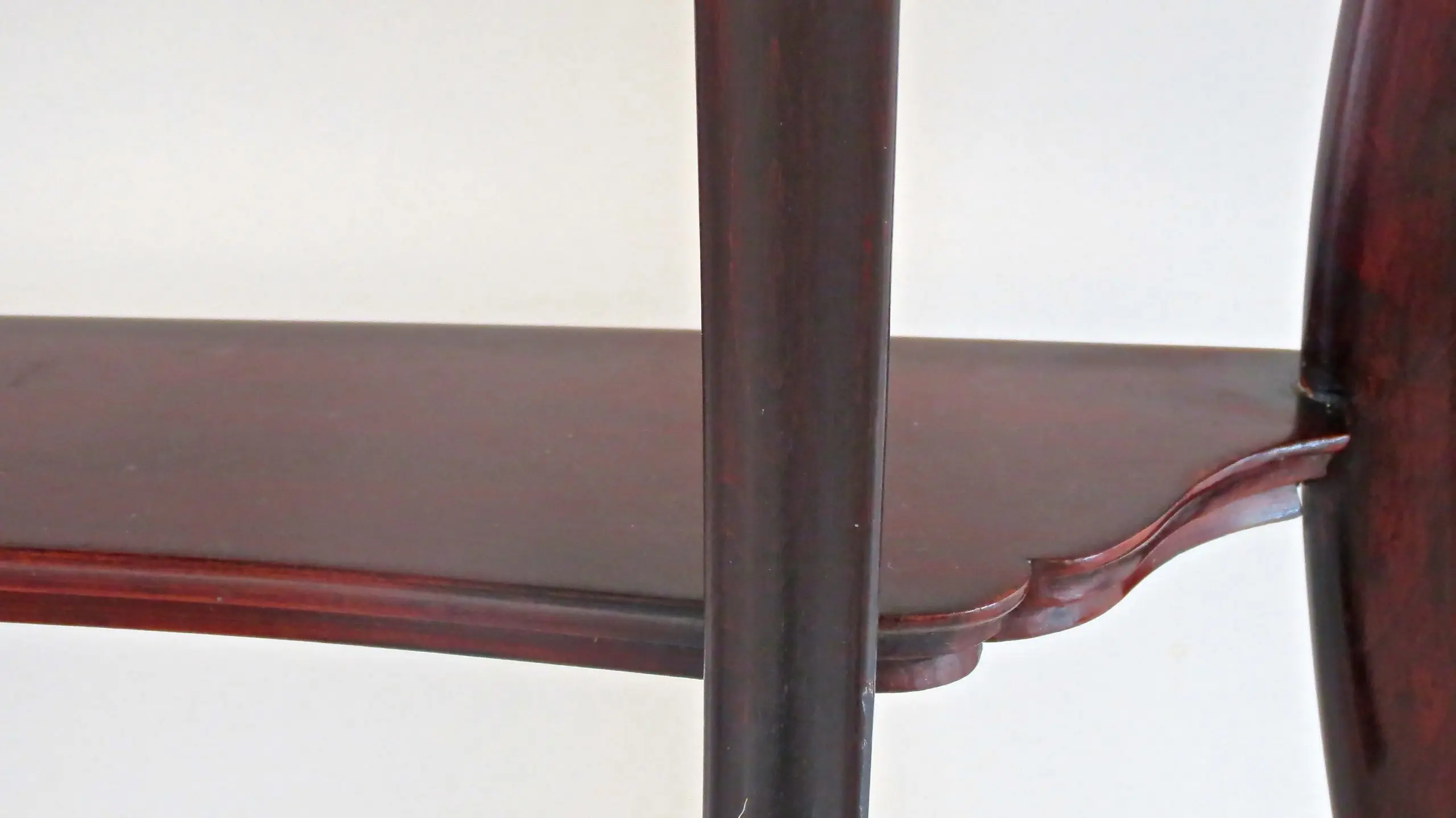 Pair of Unique Walnut Curved Console by Arch. Tempestini, 1951 — photo 11