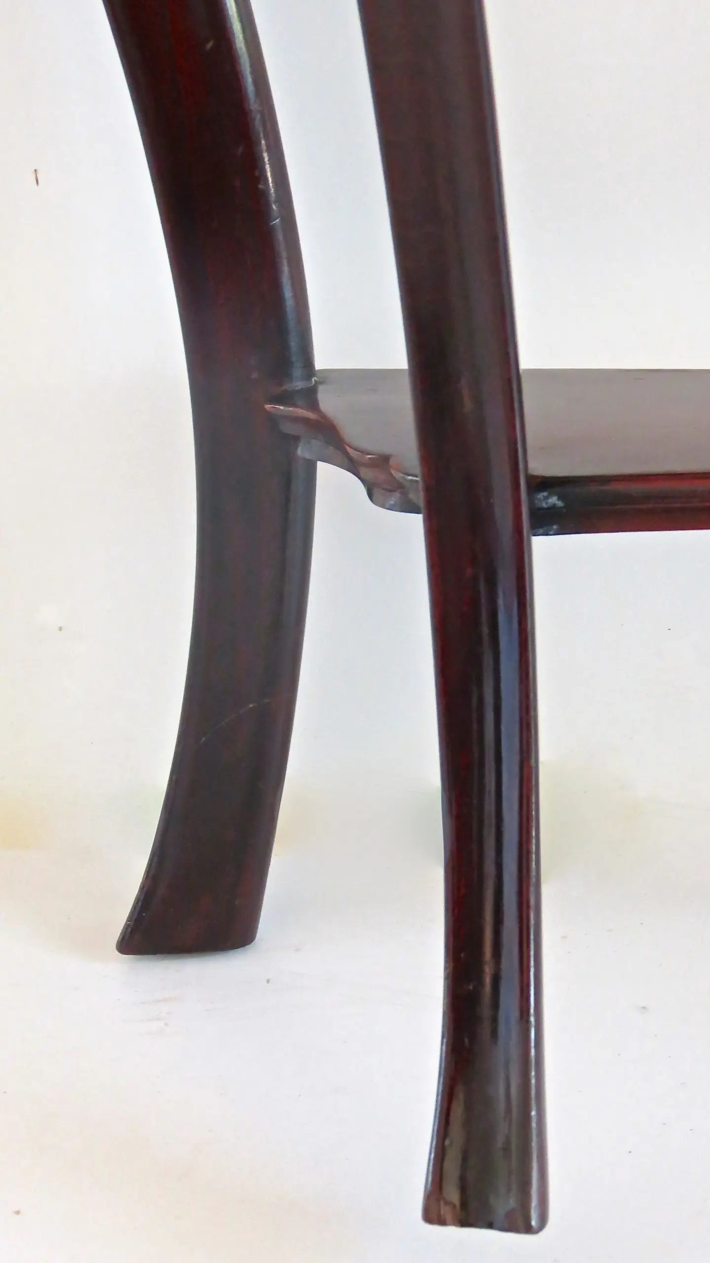 Pair of Unique Walnut Curved Console by Arch. Tempestini, 1951 — photo 10