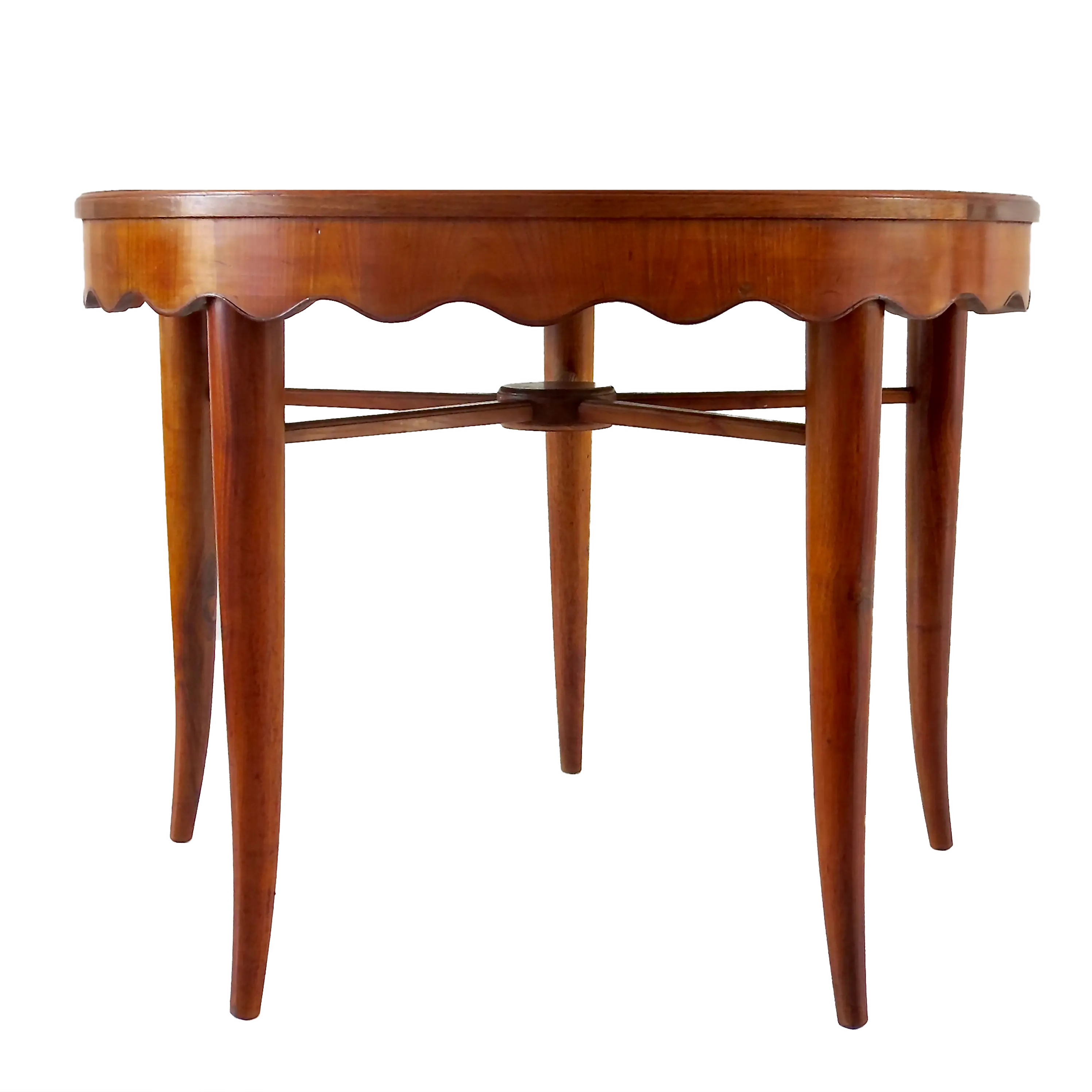 Paolo Buffa Unique Round Dining Table Cherrywood, 1950 — photo 25