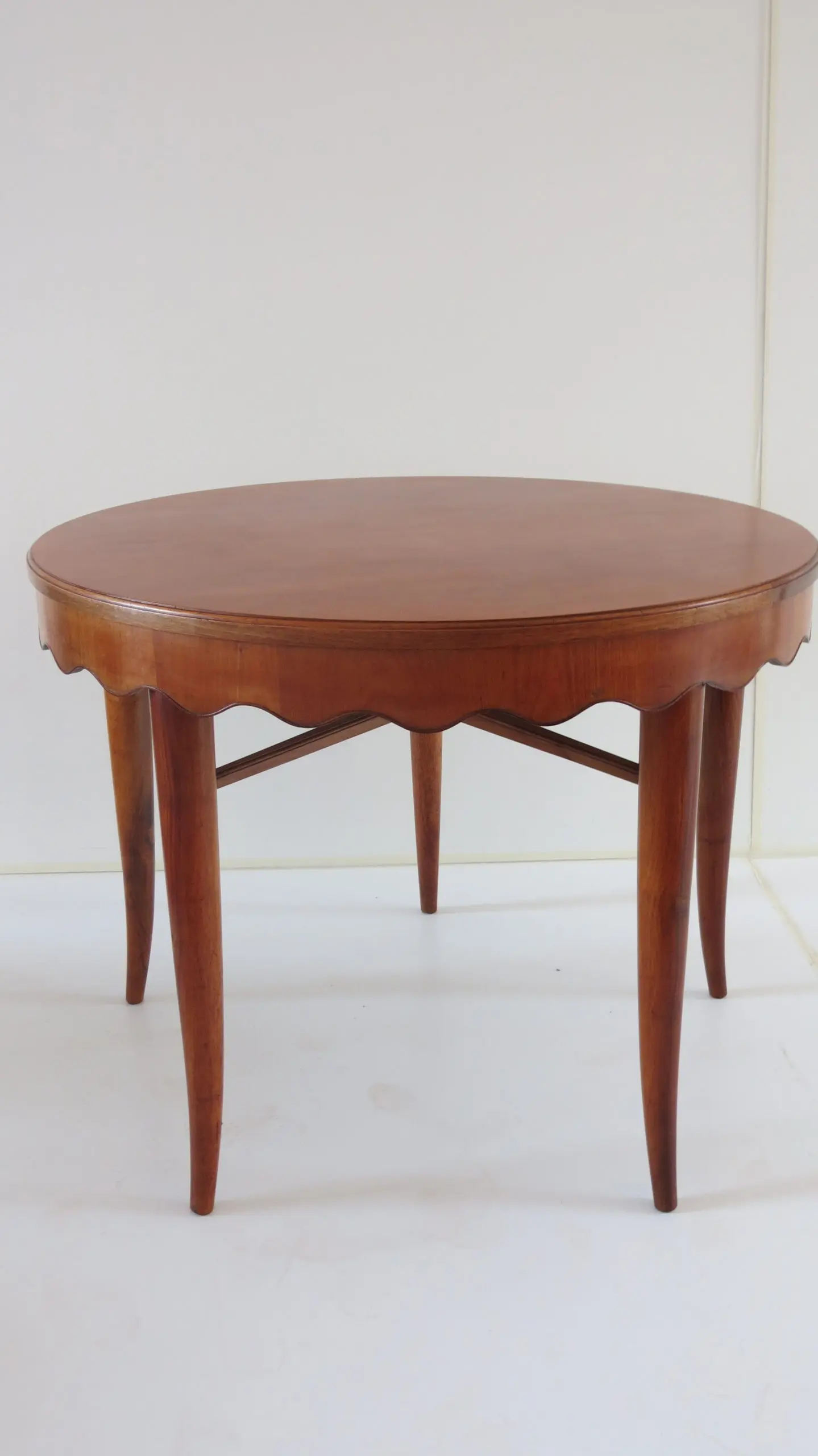 Paolo Buffa Unique Round Dining Table Cherrywood, 1950 — photo 16
