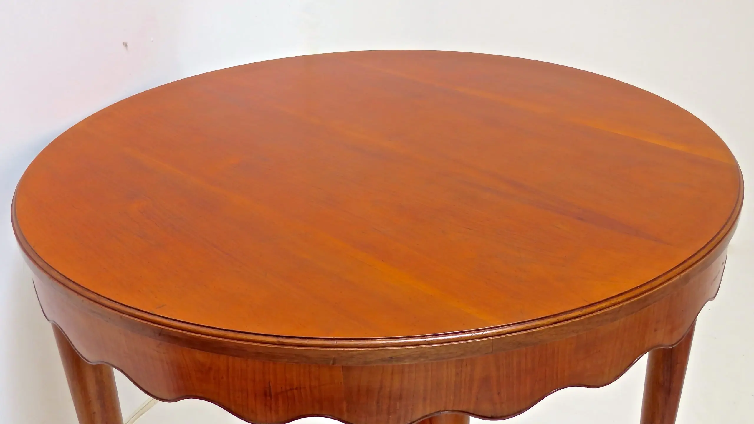 Paolo Buffa Unique Round Dining Table Cherrywood, 1950 — photo 8