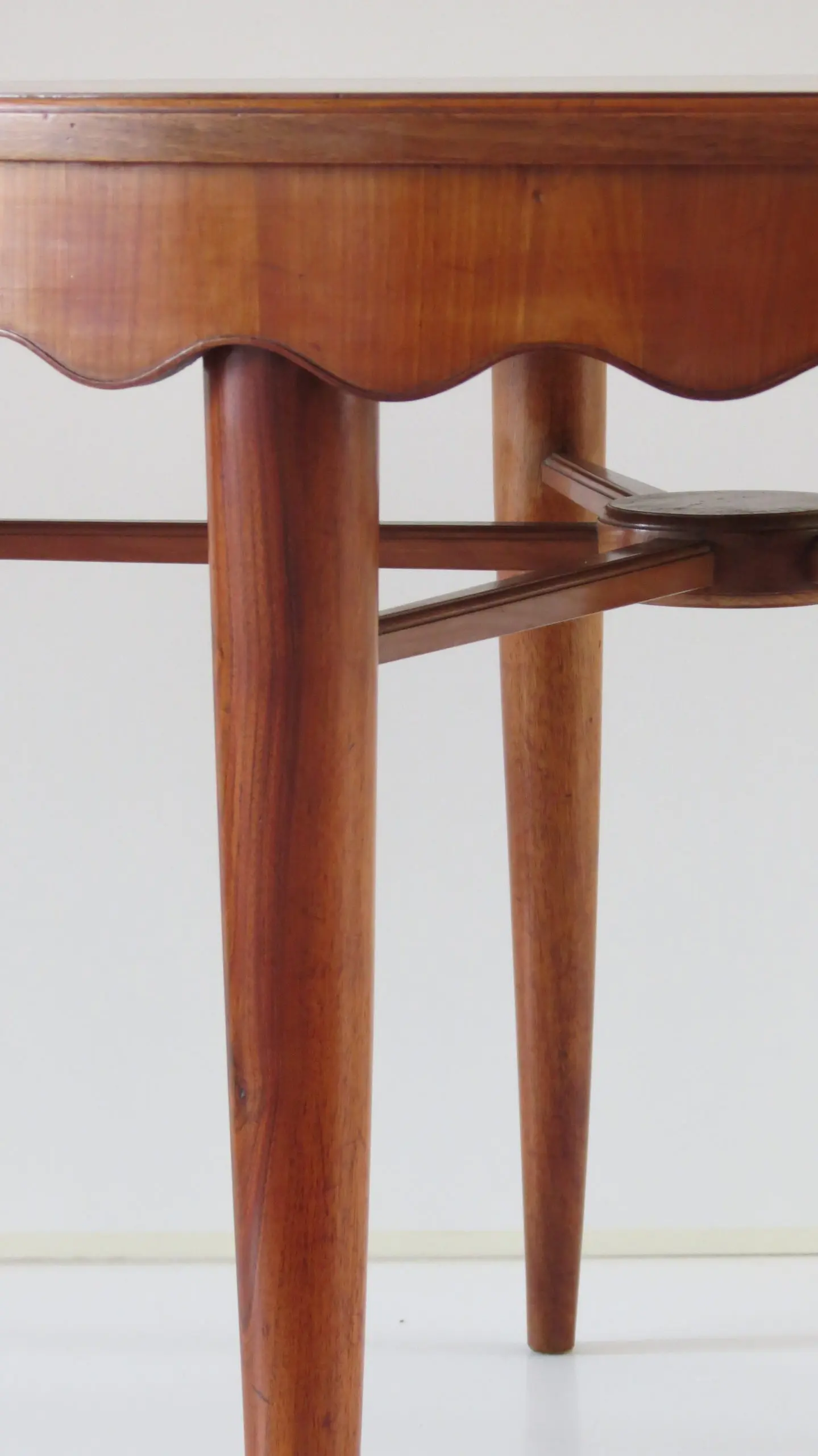 Paolo Buffa Unique Round Dining Table Cherrywood, 1950 — photo 22
