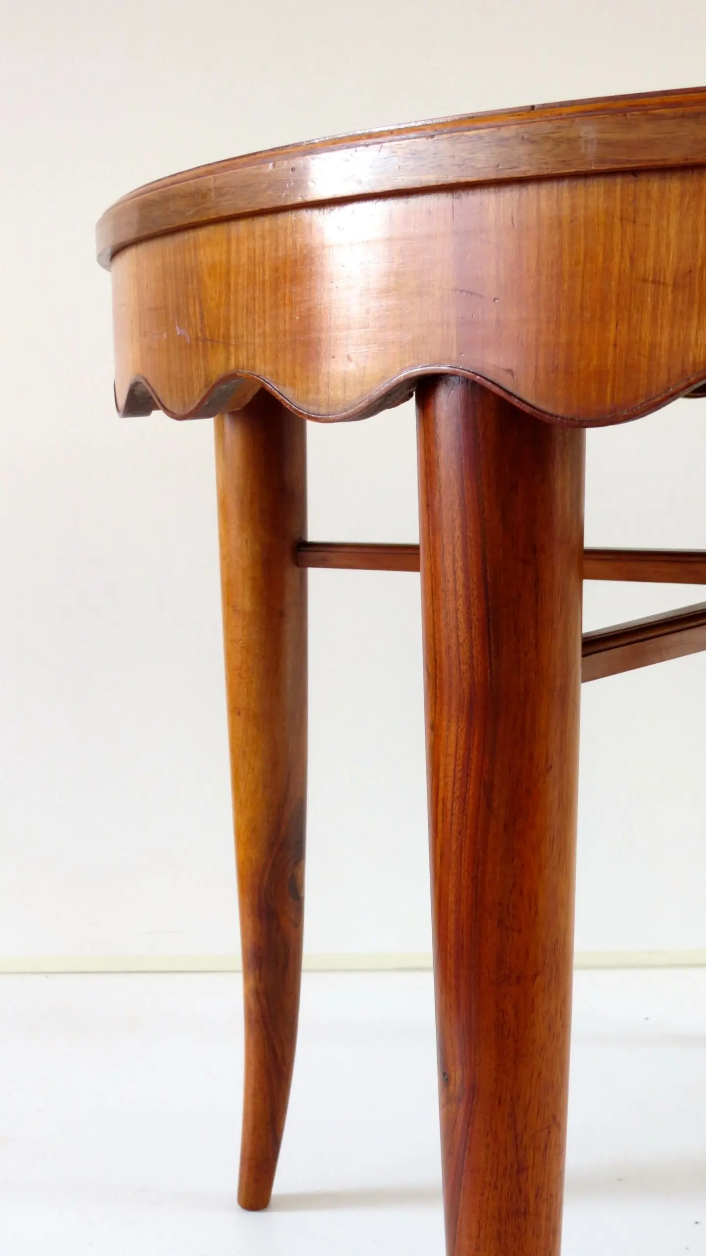 Paolo Buffa Unique Round Dining Table Cherrywood, 1950 — photo 19